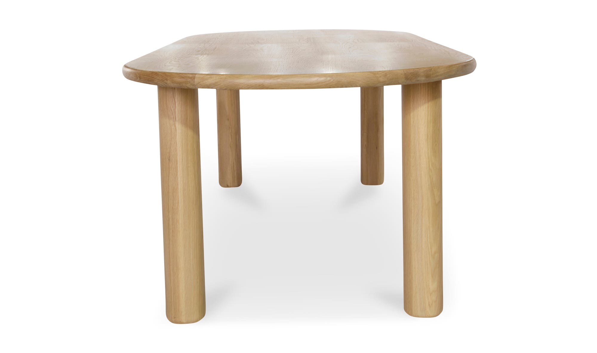 Moe's Milo Contemporary Oval Dining Table - Oak, Small