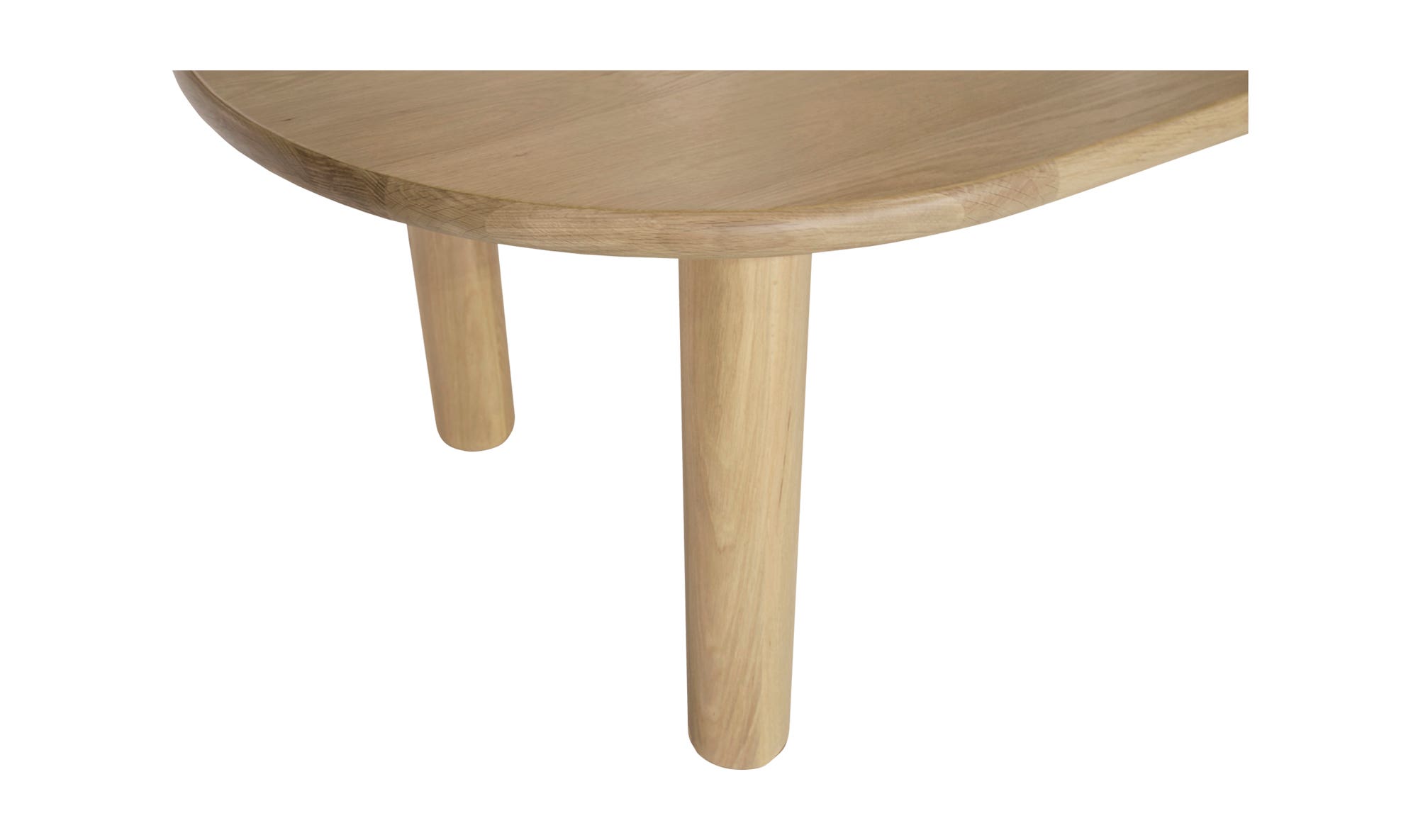 Moe's Milo Contemporary Oval Dining Table - Oak, Large