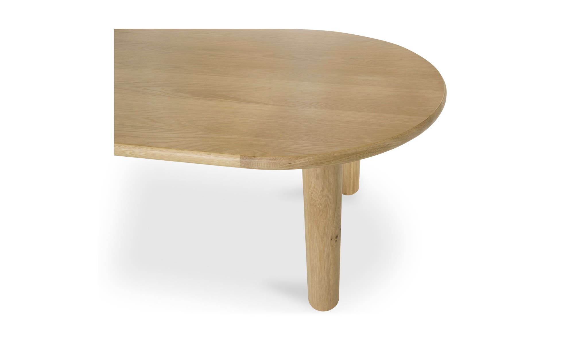 Moe's Milo Contemporary Oval Dining Table - Oak, Large