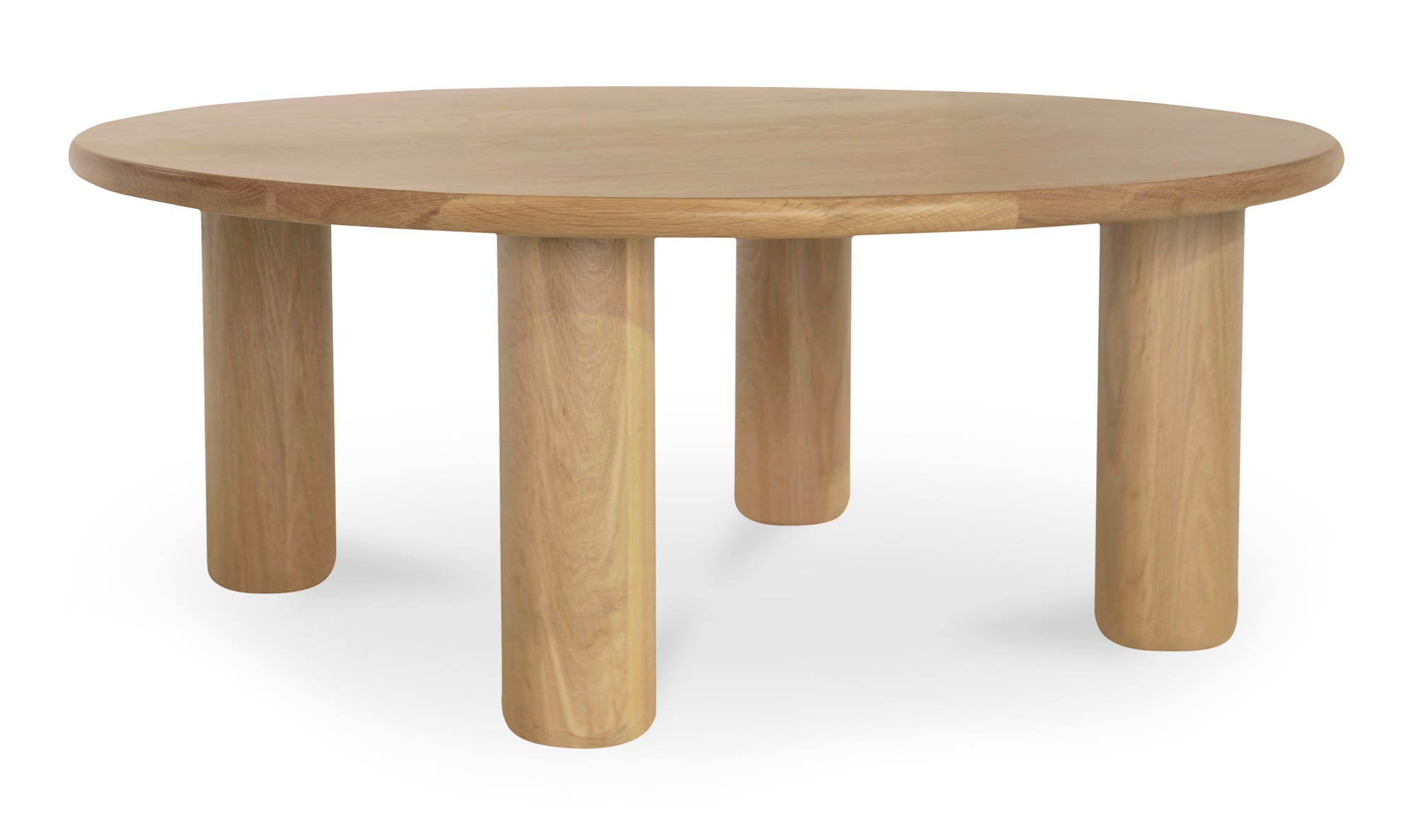 Moe's - Milo Contemporary Round Coffee Table in Oak