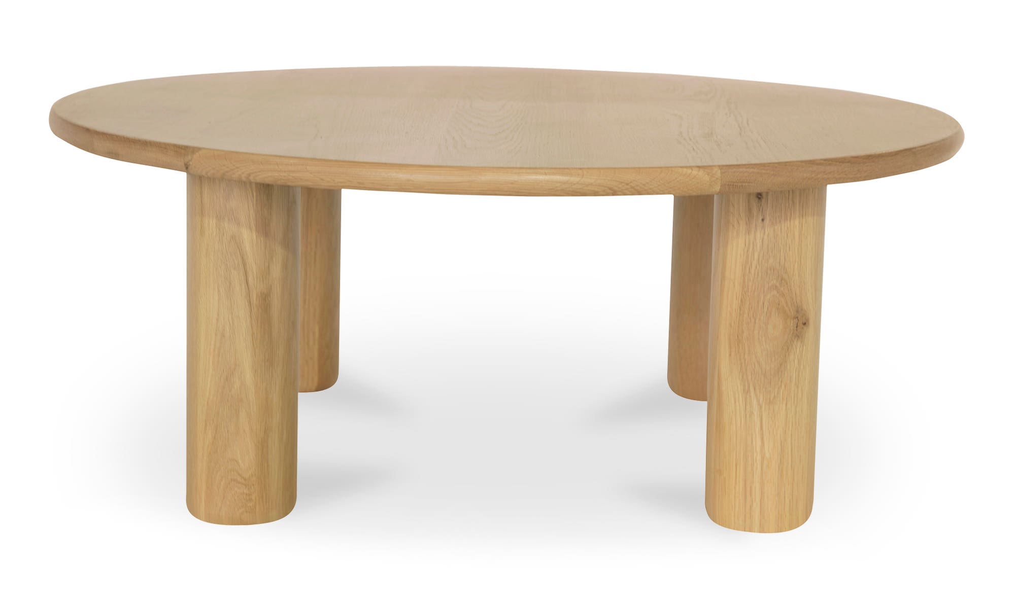 Moe's - Milo Contemporary Round Coffee Table in Oak