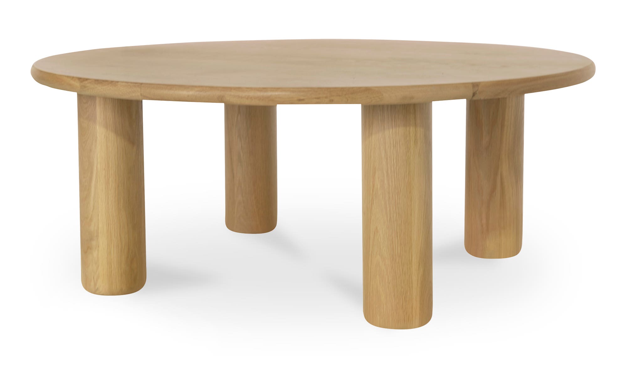 Moe's - Milo Contemporary Round Coffee Table in Oak