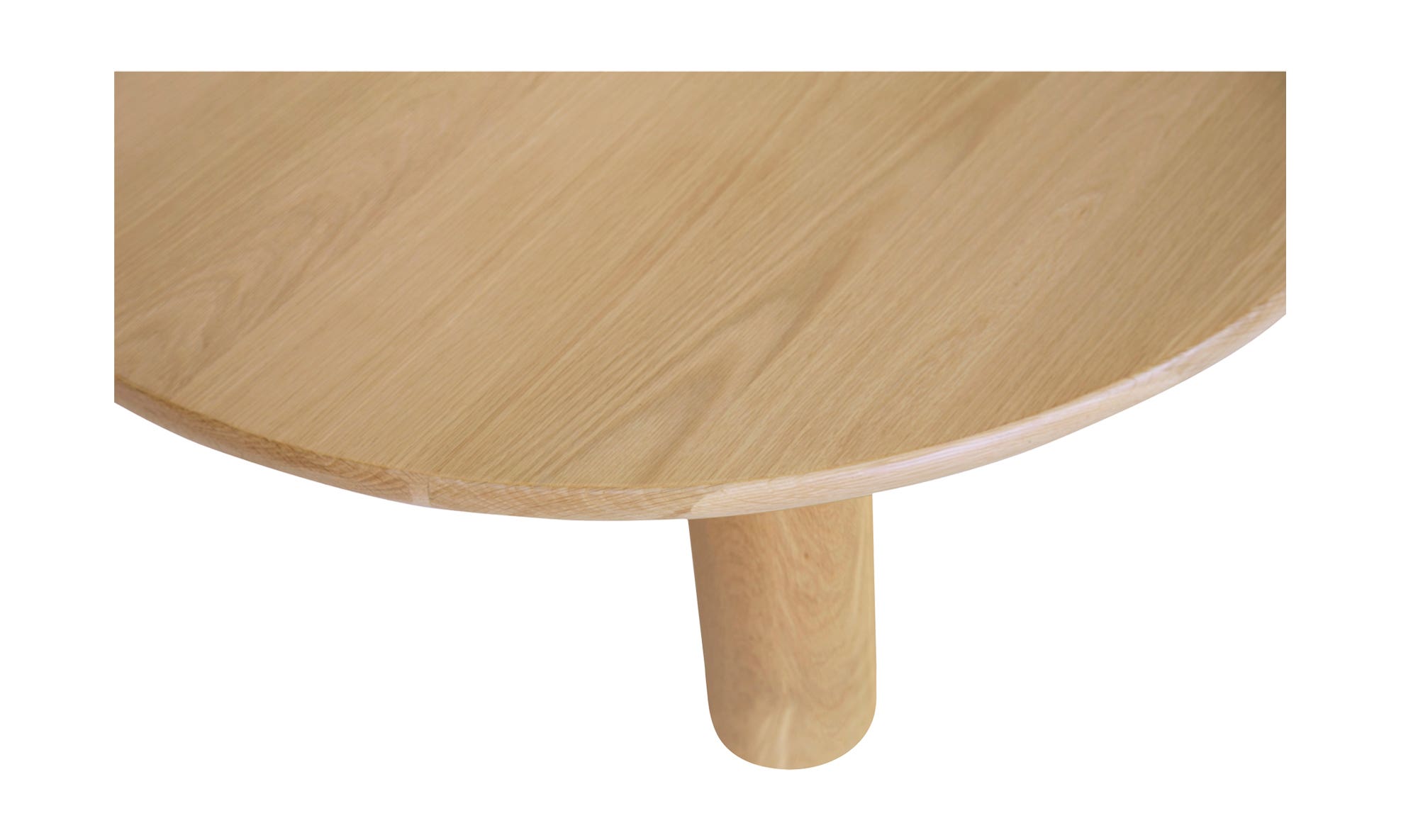 Moe's - Milo Contemporary Round Coffee Table in Oak