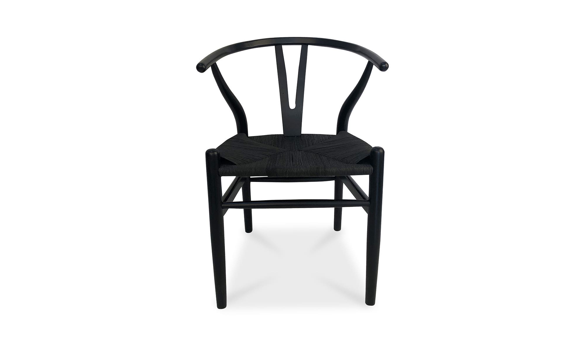 Moe's Ventana Scandinavian Dining Chair Set of 2 - Black