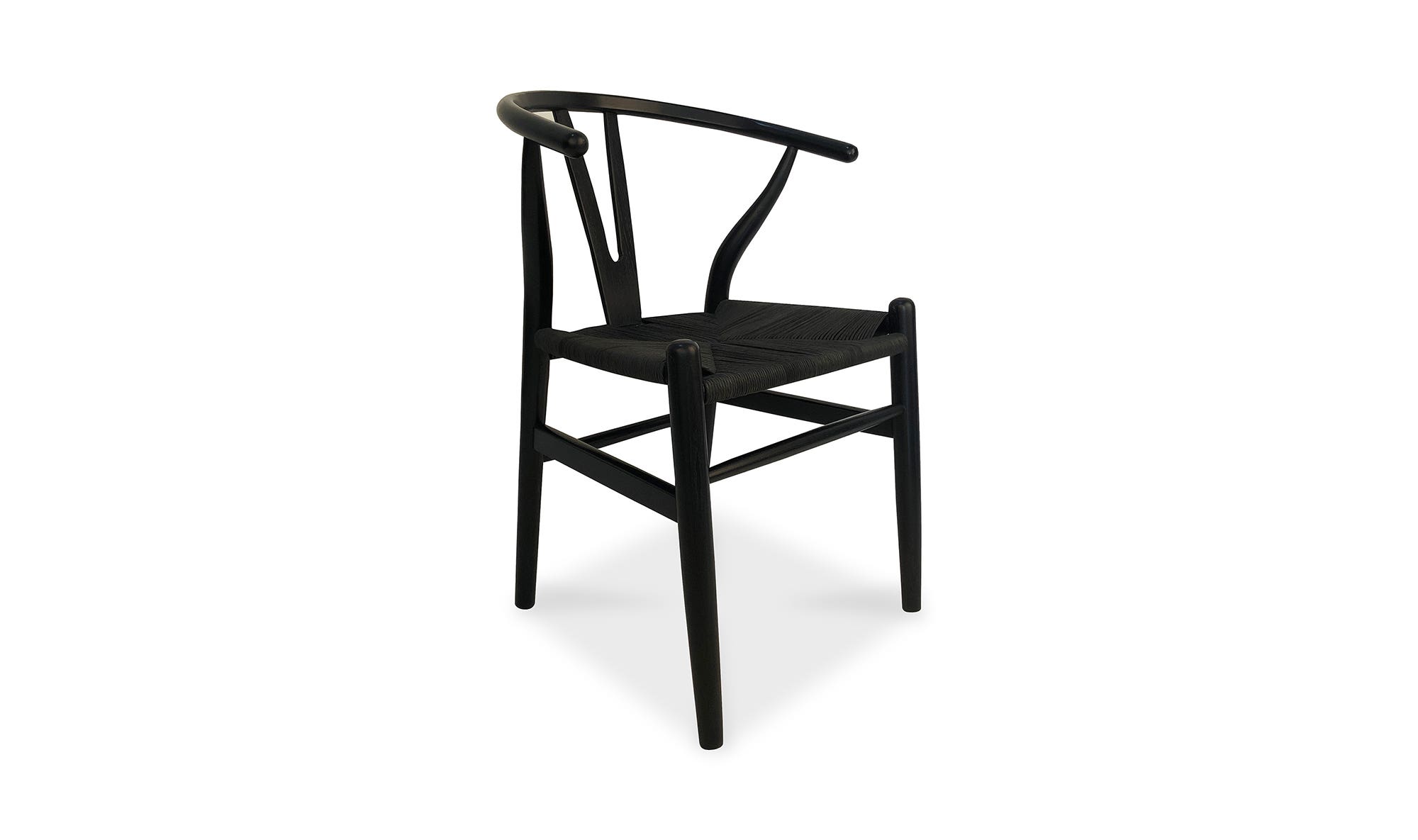 Moe's Ventana Scandinavian Dining Chair Set of 2 - Black