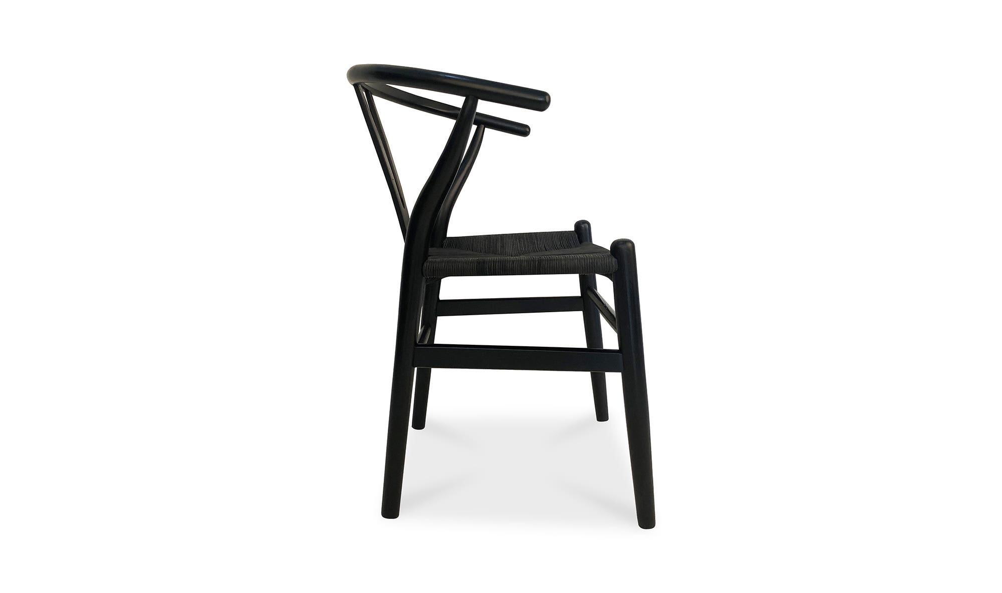 Moe's Ventana Scandinavian Dining Chair Set of 2 - Black