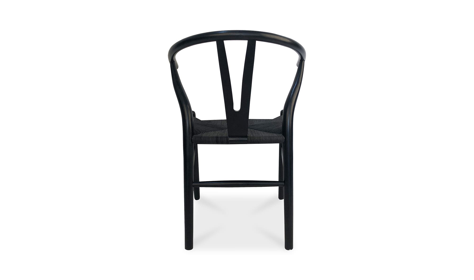 Moe's Ventana Scandinavian Dining Chair Set of 2 - Black