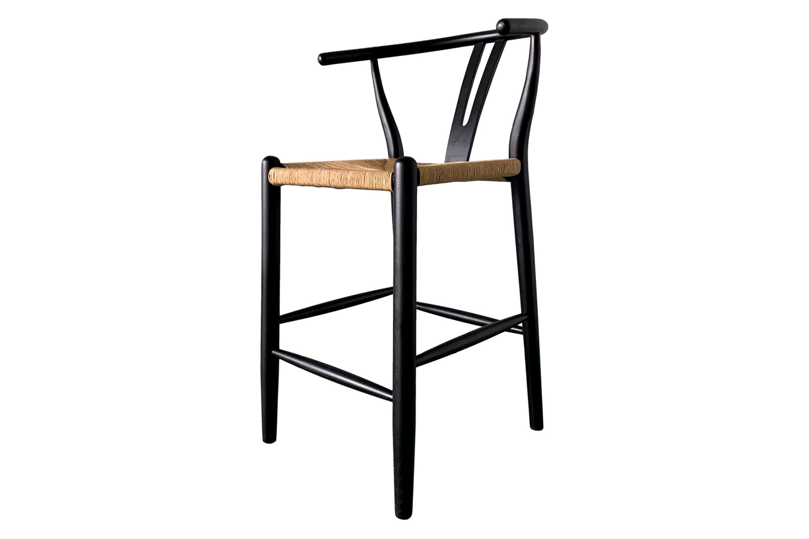 Moe's Ventana Bar Stool - Black and Natural