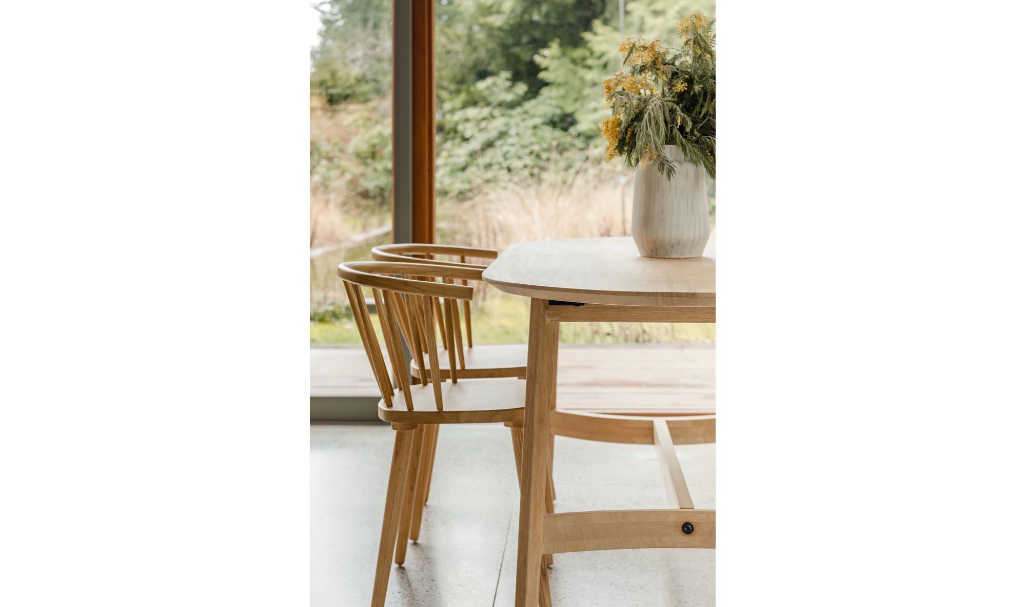 Moe's - Norman Scandinavian Dining Chair Set of 2 in Natural