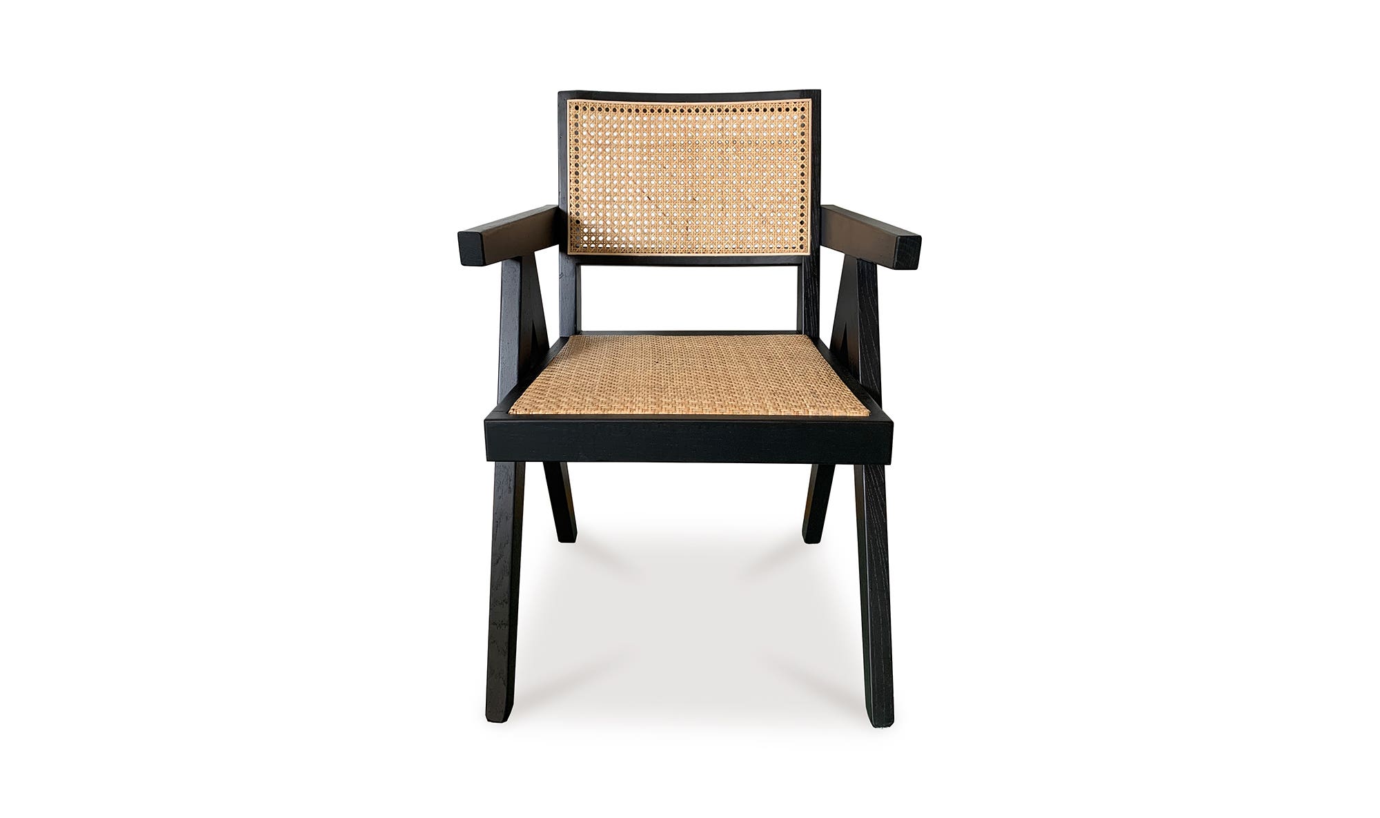 Moe's Takashi Mid-Century Modern Chair Set of 2 - Black