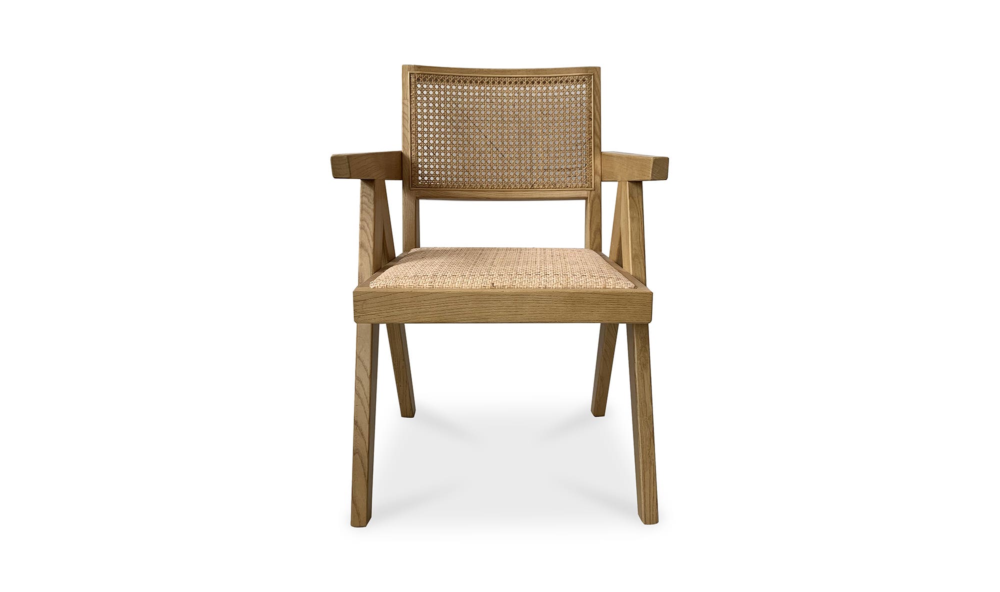 Moe's Takashi Mid-Century Modern Chair Set of 2 - Natural