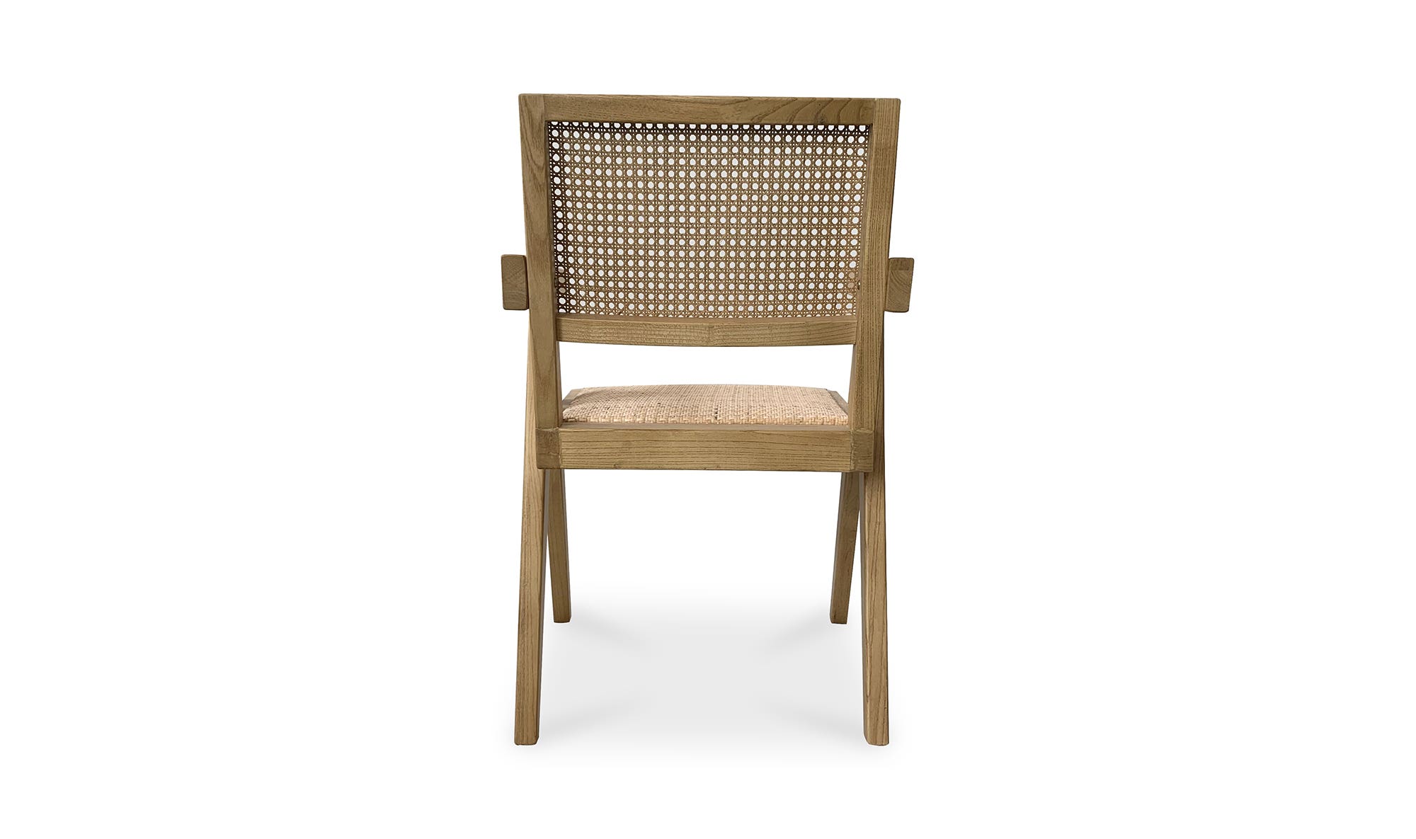 Moe's Takashi Mid-Century Modern Chair Set of 2 - Natural