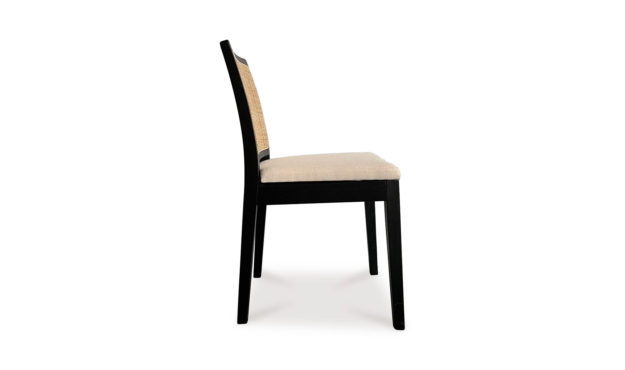 Moe's Orville Contemporary Dining Chair Set of 2 - Black