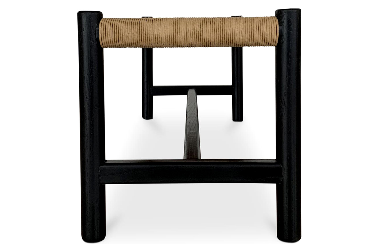 Moe's Hawthorn Bench - Black, Small