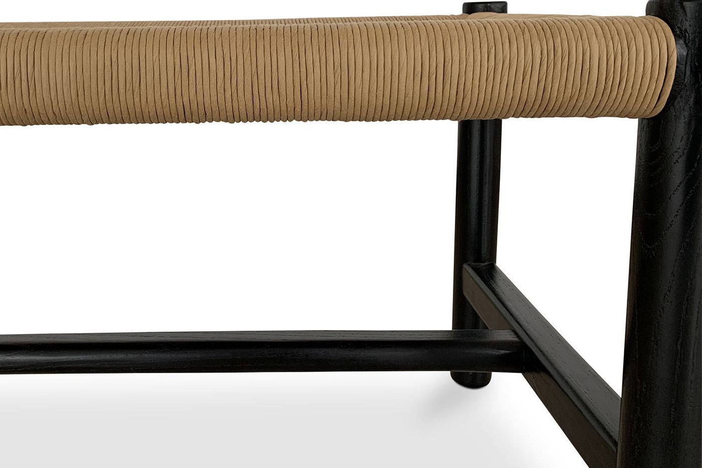 Moe's Hawthorn Bench - Black, Small