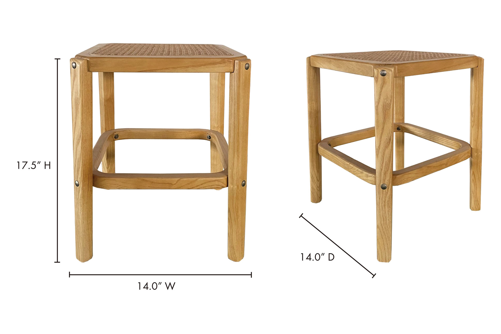 Moe's - Coast Stool in Beige