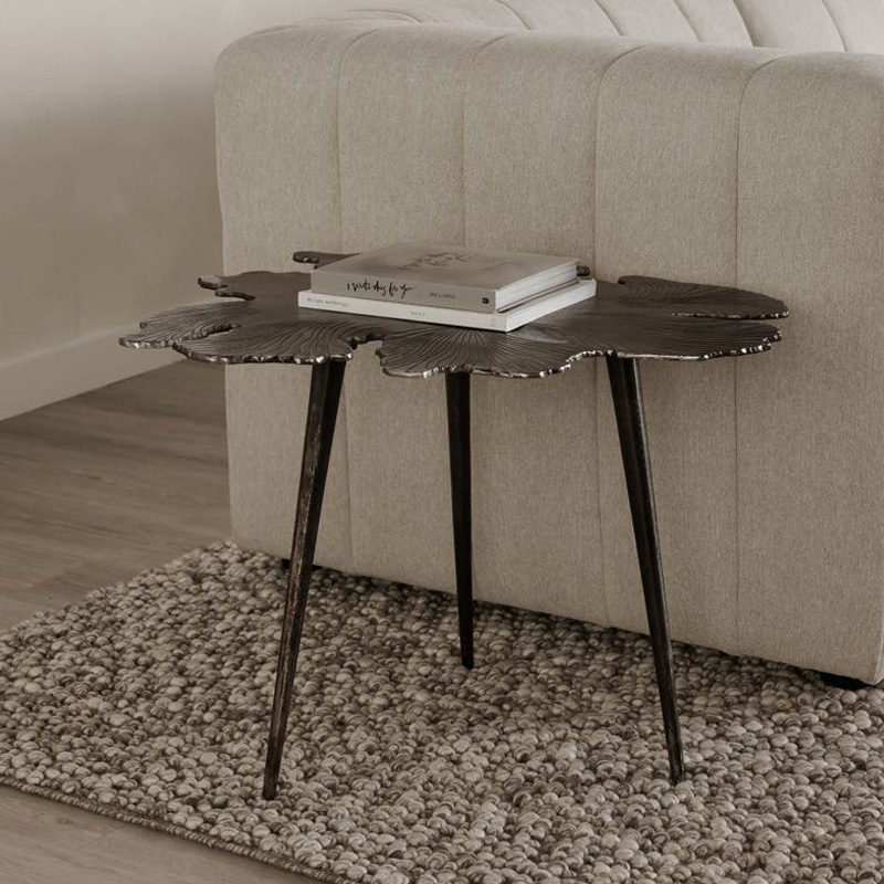 Moe's Amoeba Side Table - Gray