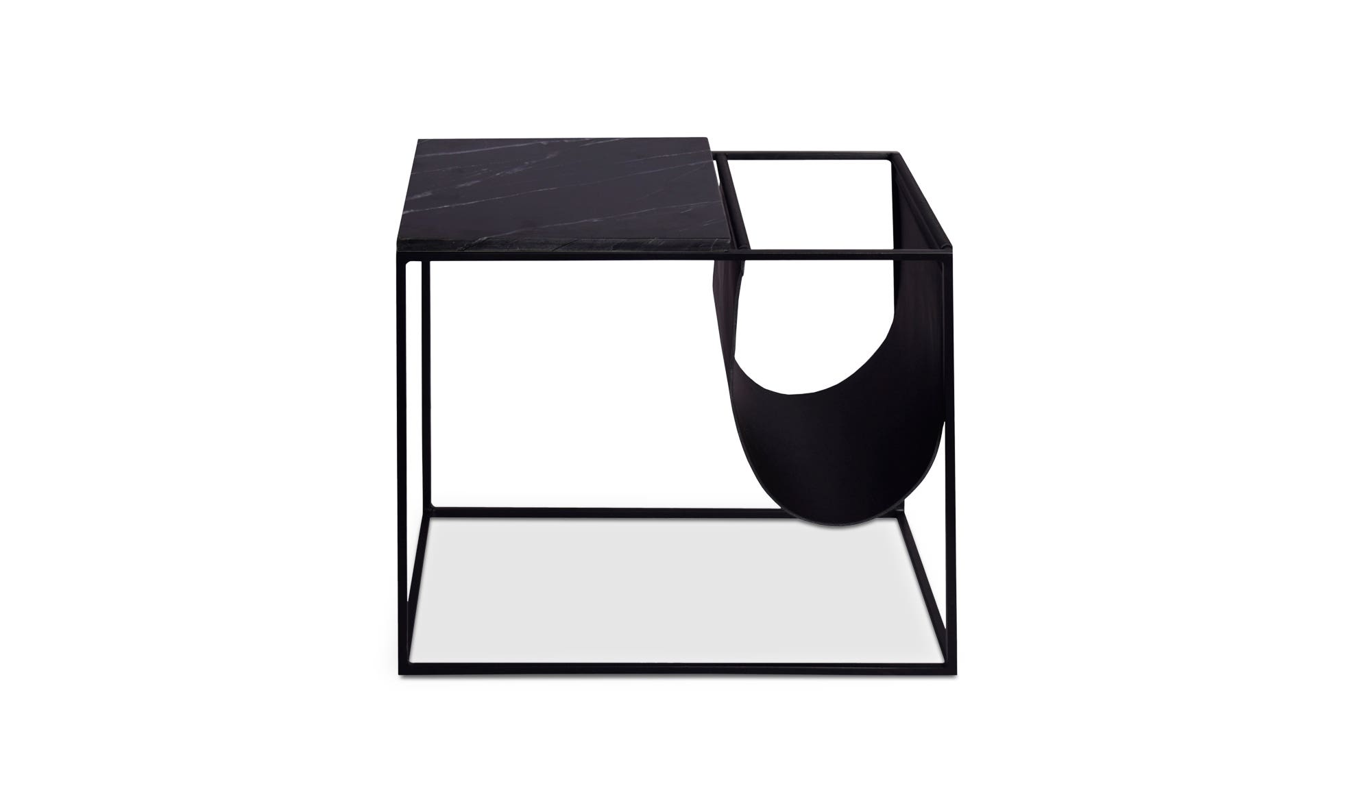 Moe's Cave Contemporary Magazine Rack - Black