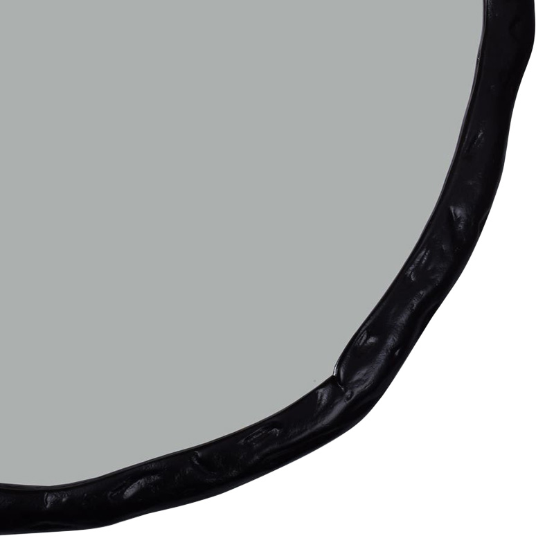 Moe's Foundry Round Mirror - Black, Small