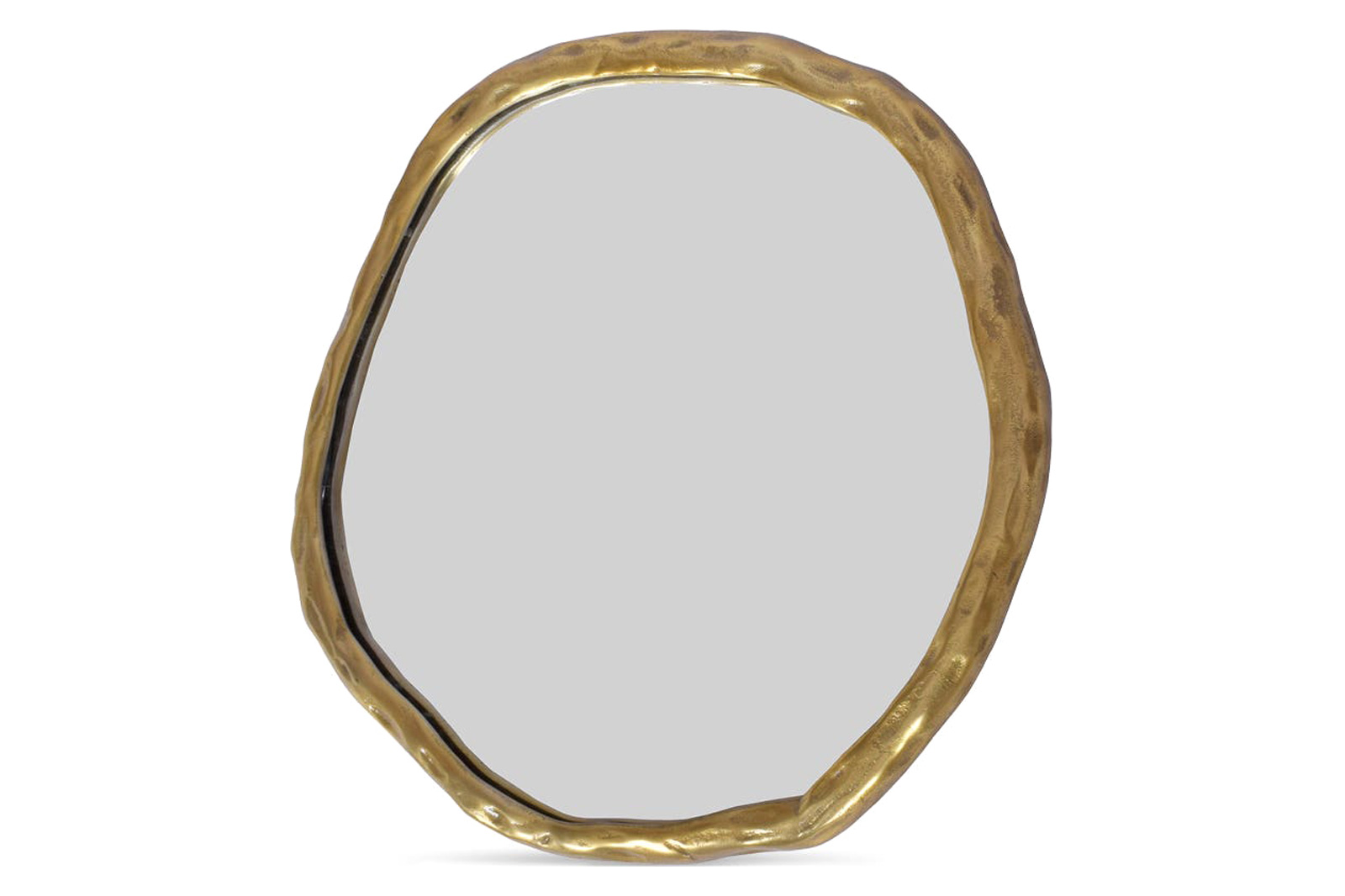 Moe's Foundry Round Mirror - Gold, Small