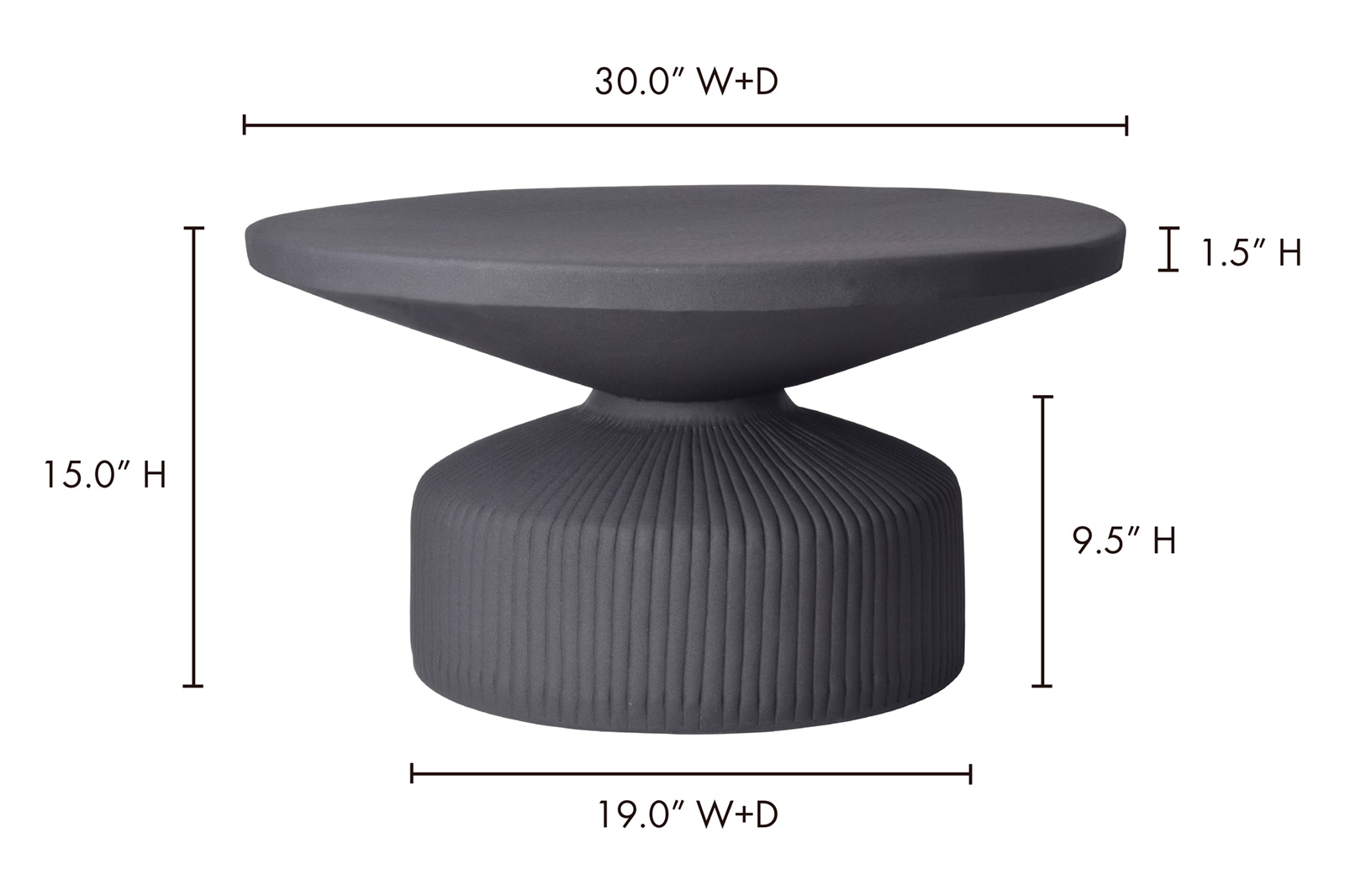 Moe's - Yoli Coffee Table in Black