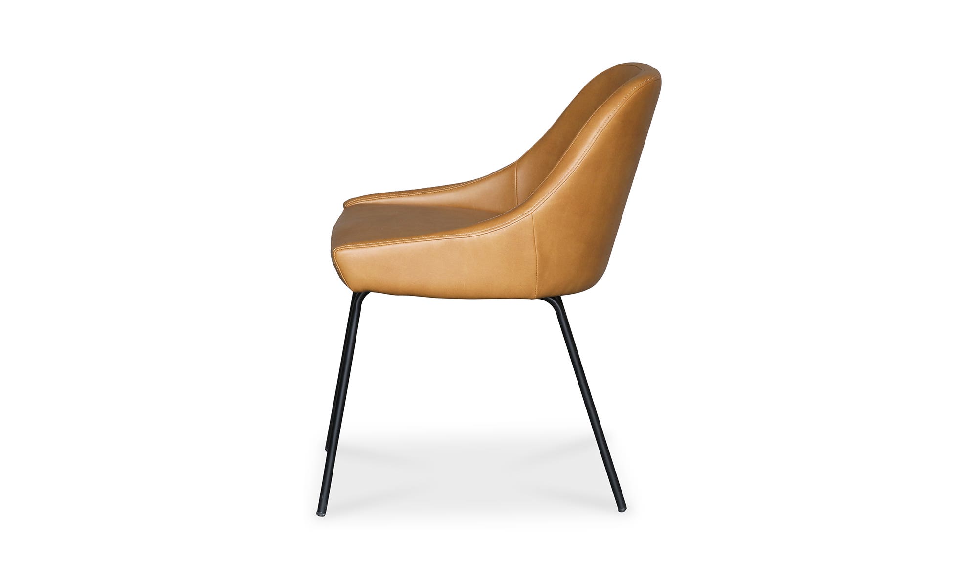 Moe's Blaze Contemporary Dining Chair - Tan