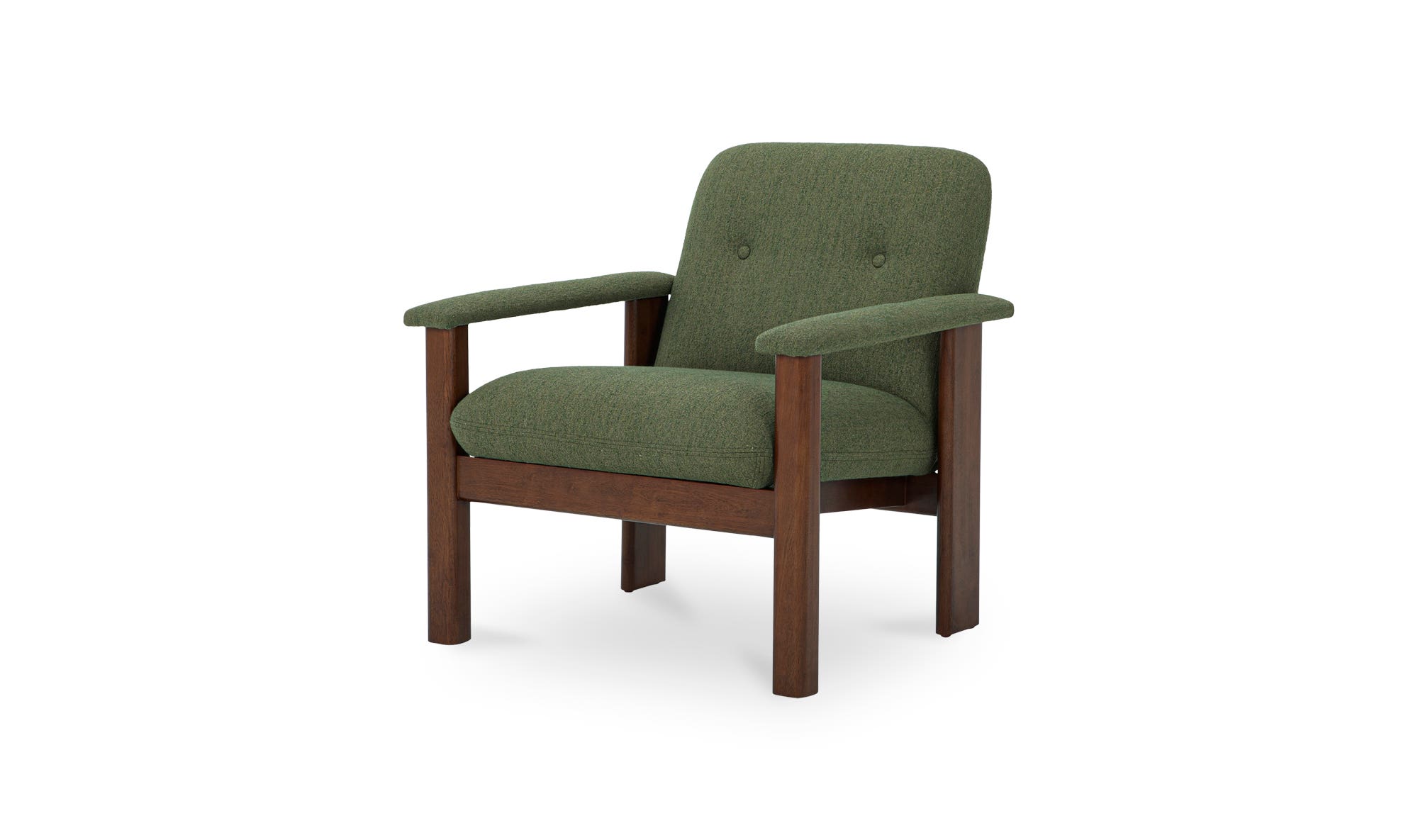 Moe's Parker Contemporary Lounge Chair - Green