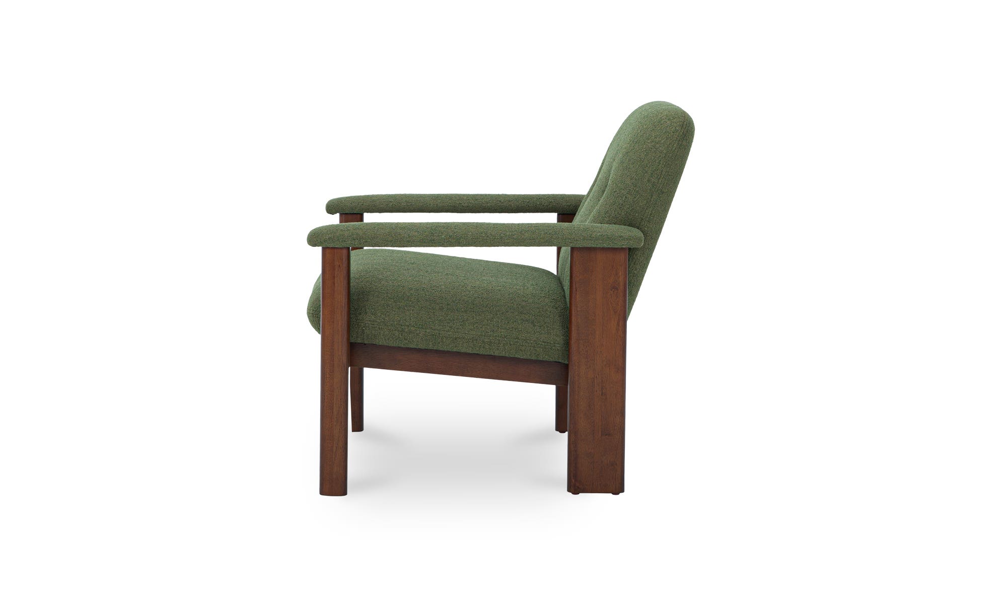 Moe's Parker Contemporary Lounge Chair - Green