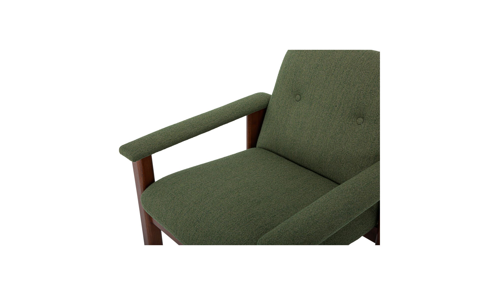 Moe's Parker Contemporary Lounge Chair - Green