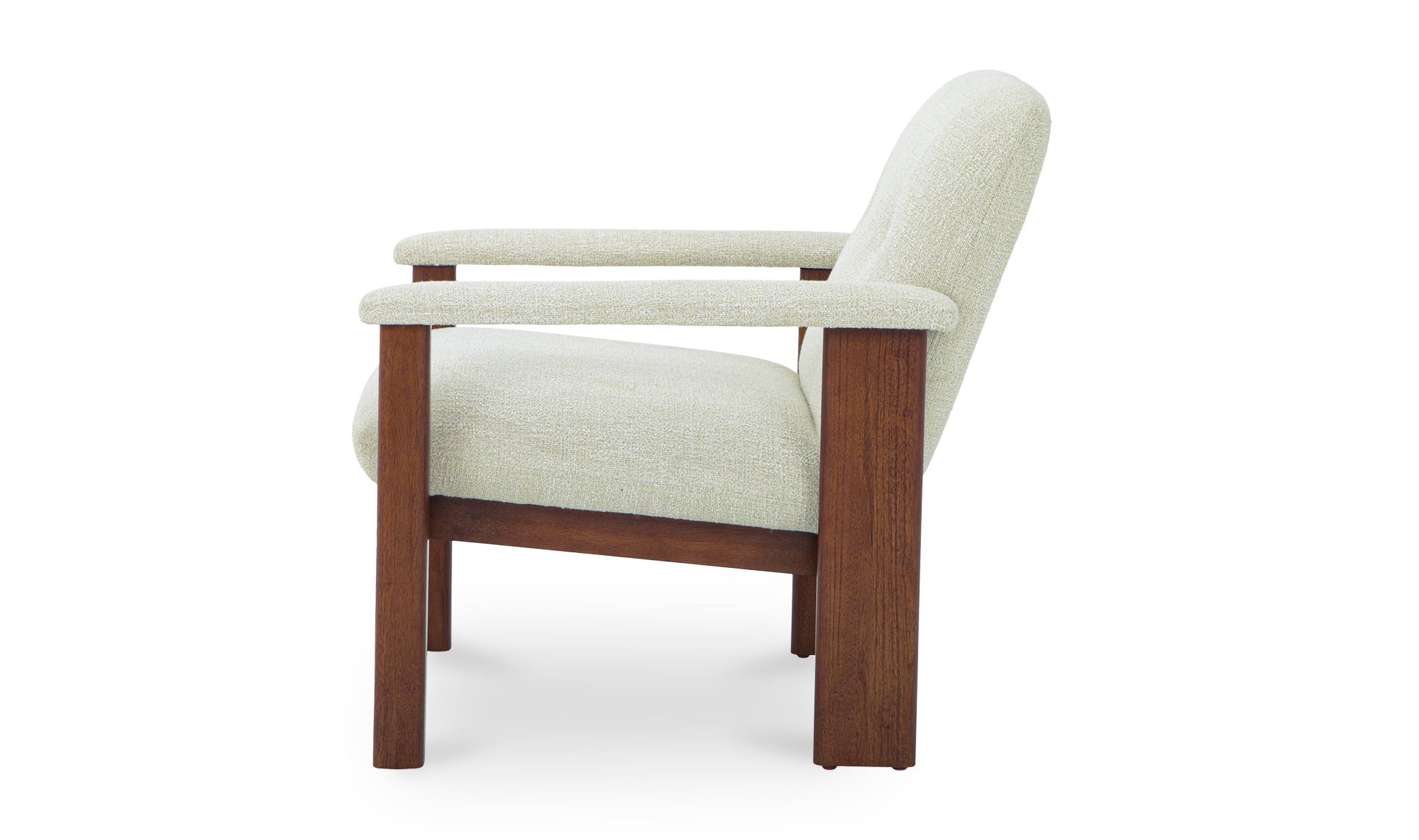 Moe's Parker Contemporary Lounge Chair - Beige