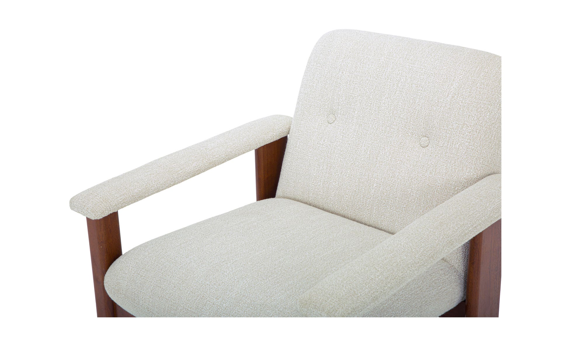 Moe's Parker Contemporary Lounge Chair - Beige