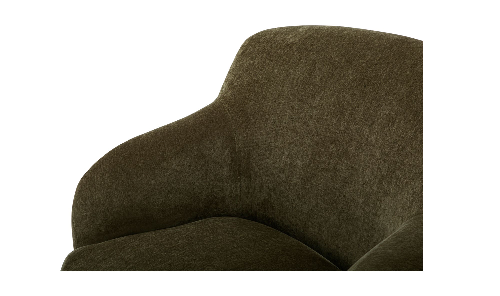 Moe's Stevie Contemporary Lounge Chair - Cedar Green