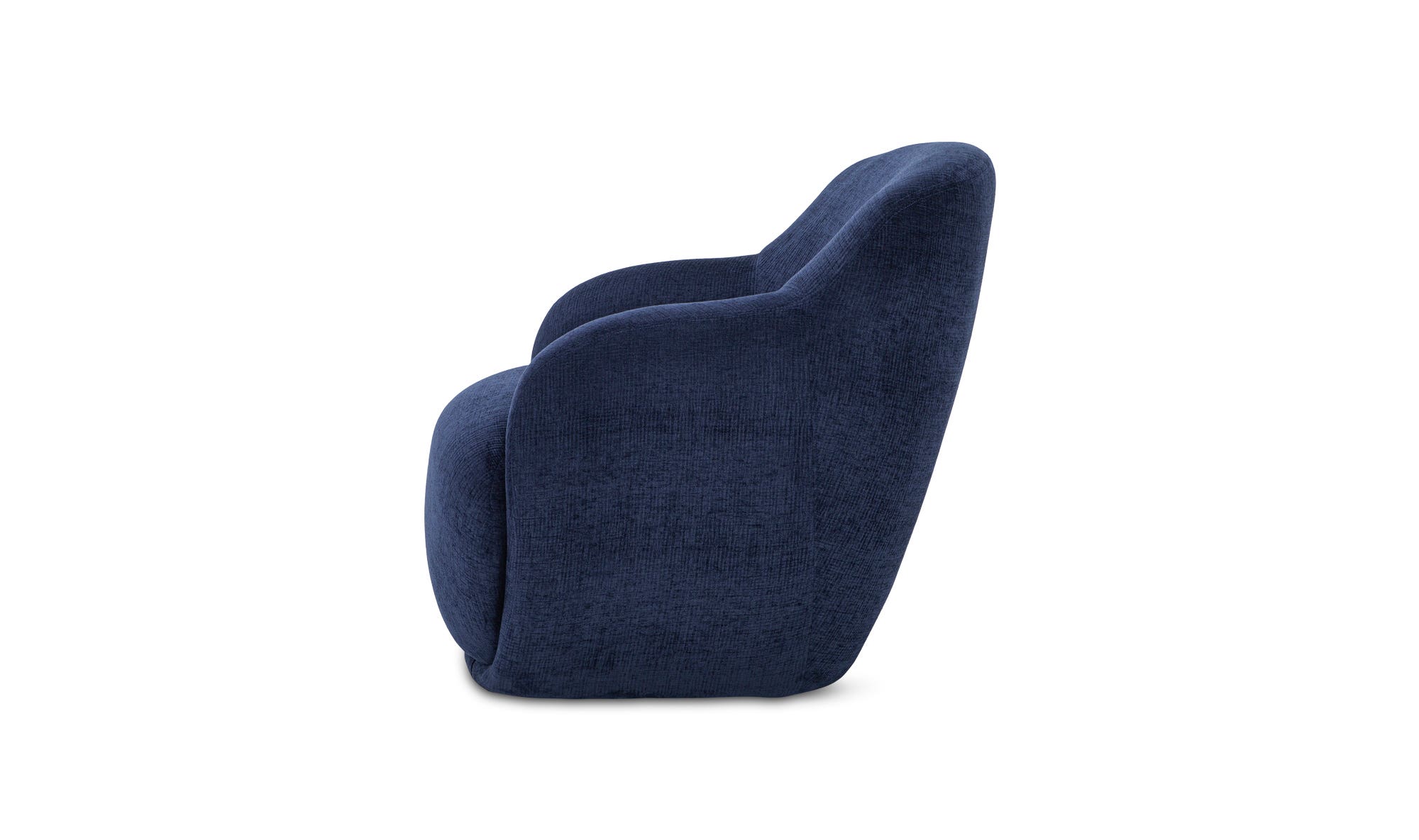 Moe's Stevie Contemporary Lounge Chair - Navy