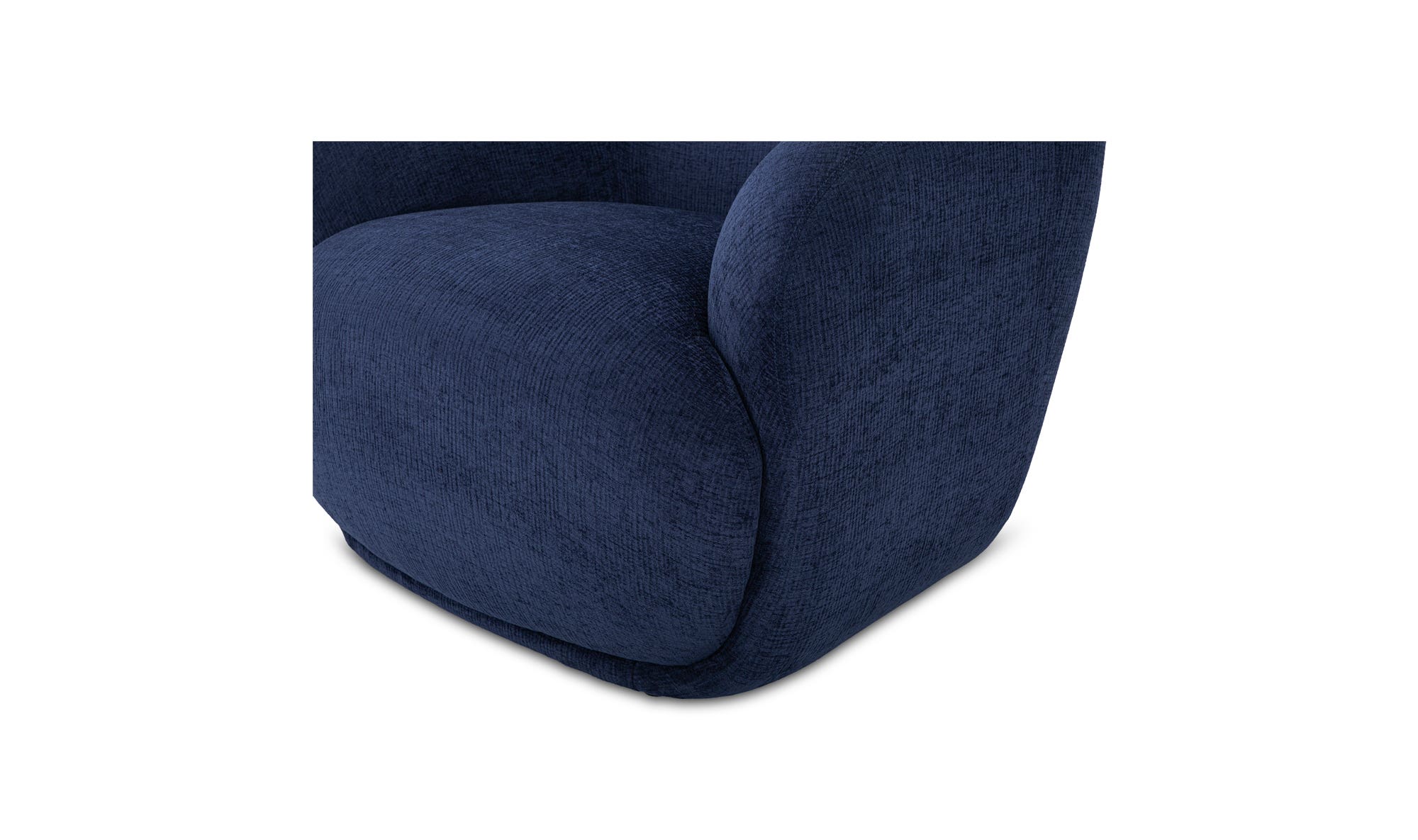 Moe's Stevie Contemporary Lounge Chair - Navy