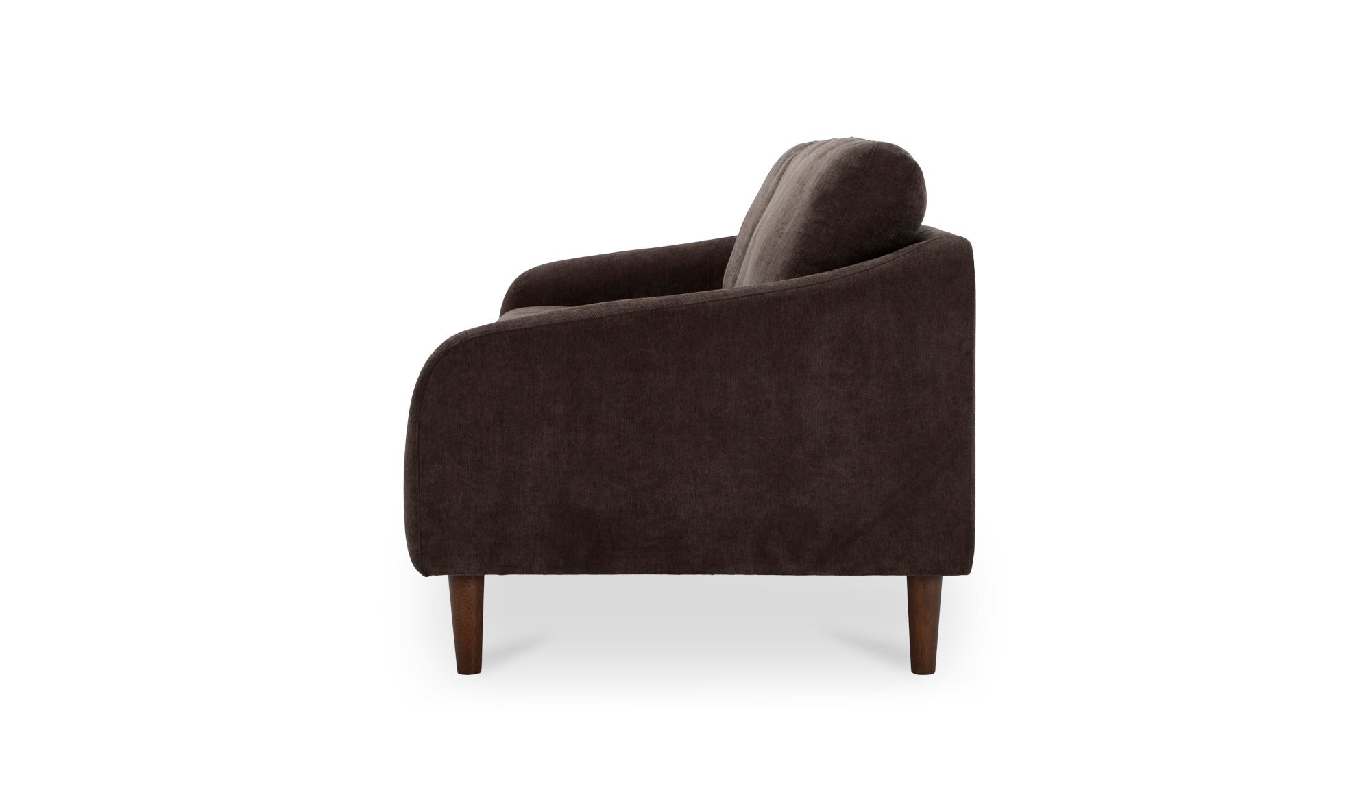 Moe's Quinn Contemporary Sofa - Dark Brown