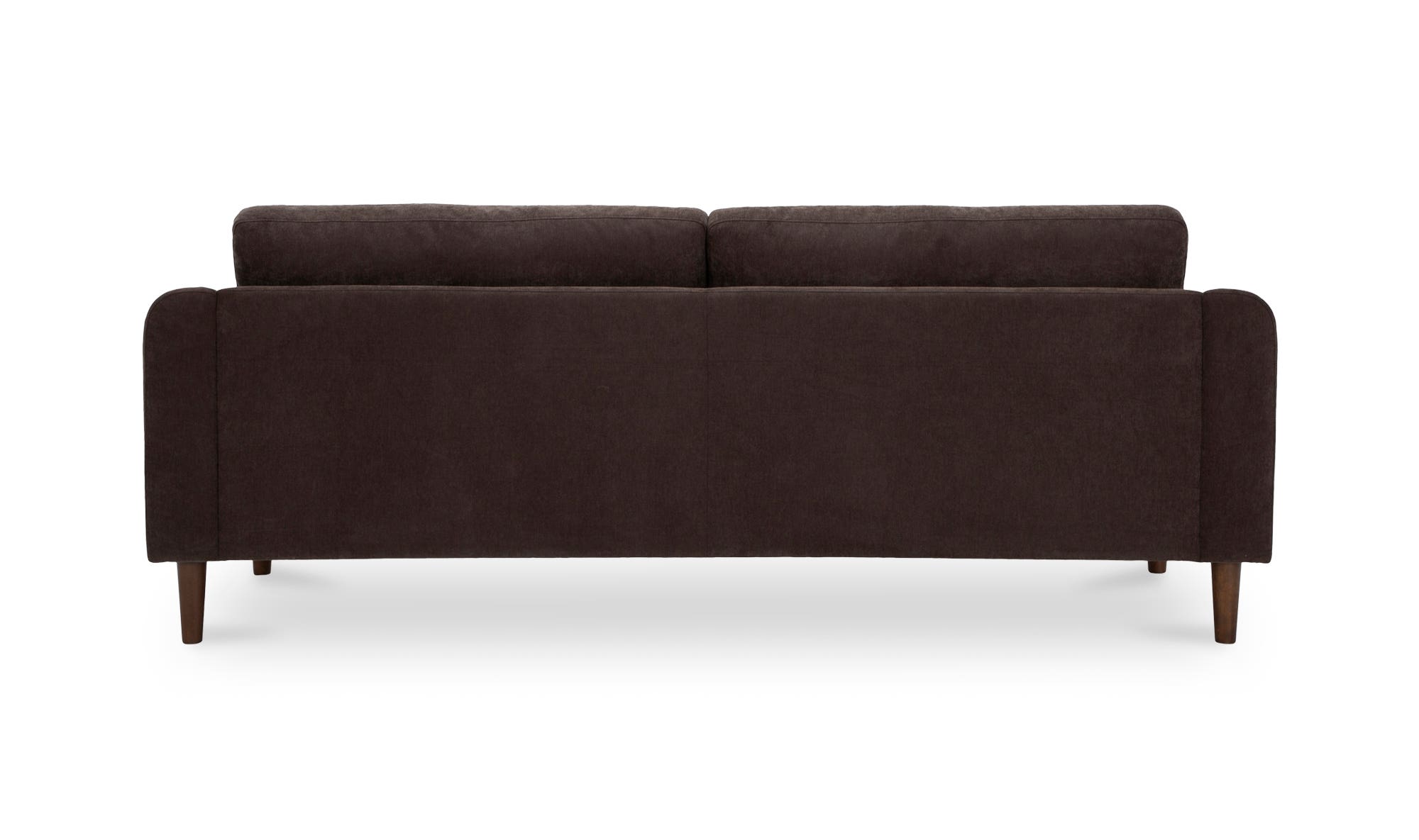 Moe's Quinn Contemporary Sofa - Dark Brown