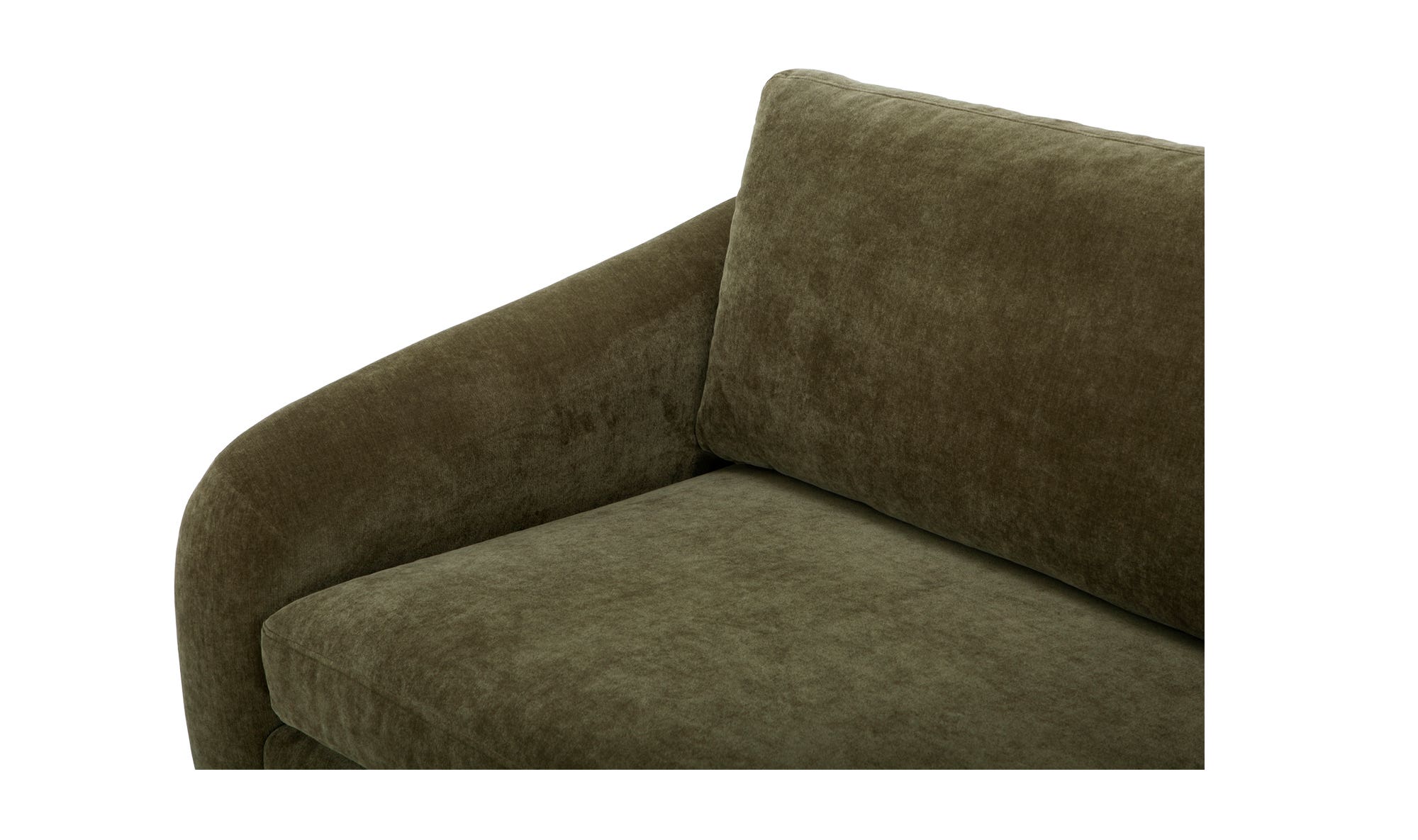 Moe's Quinn Contemporary Sofa - Cedar Green