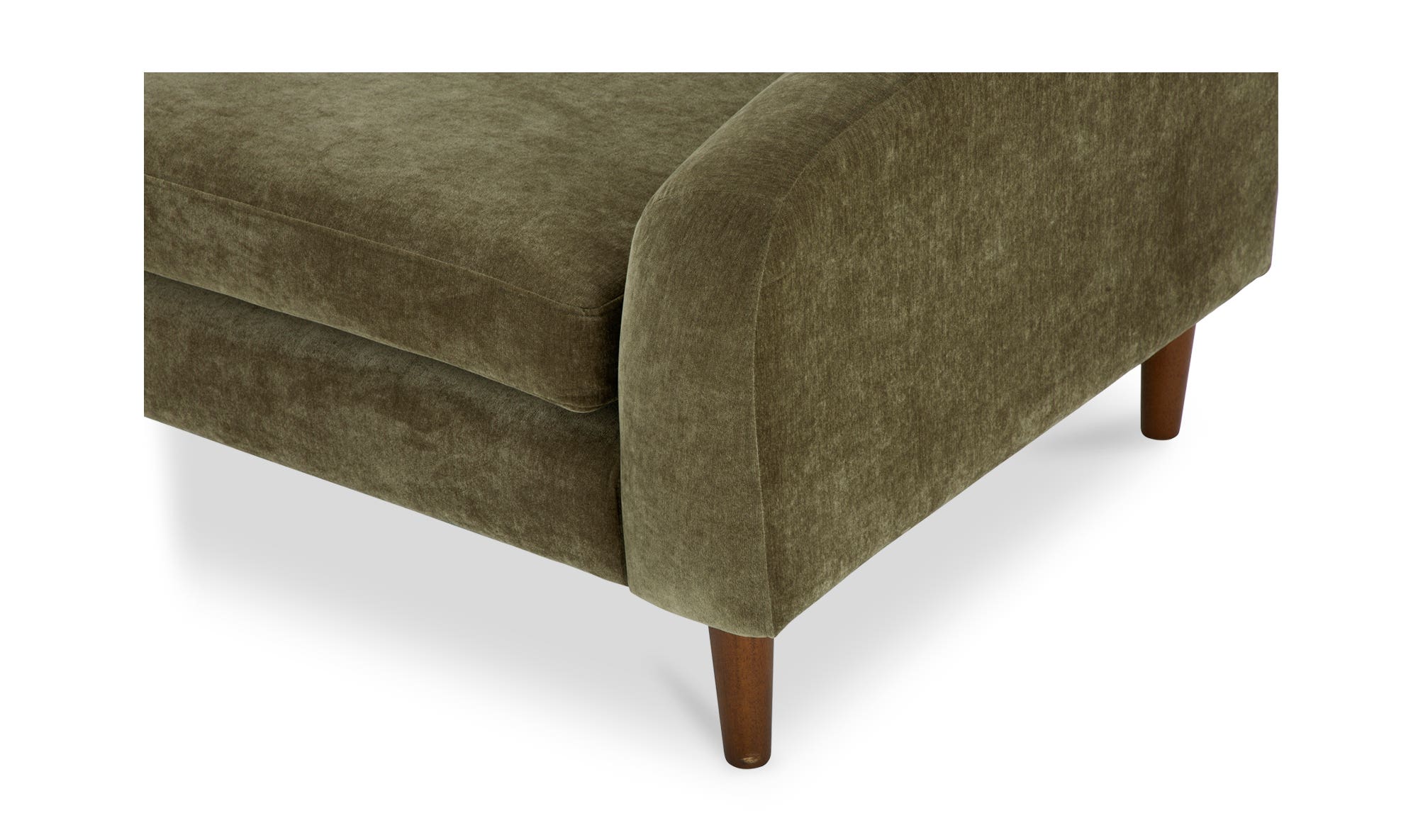 Moe's Quinn Contemporary Sofa - Cedar Green