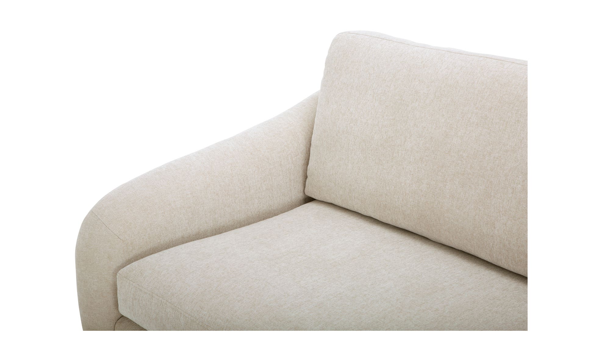 Moe's Quinn Contemporary Sofa - Oatmeal