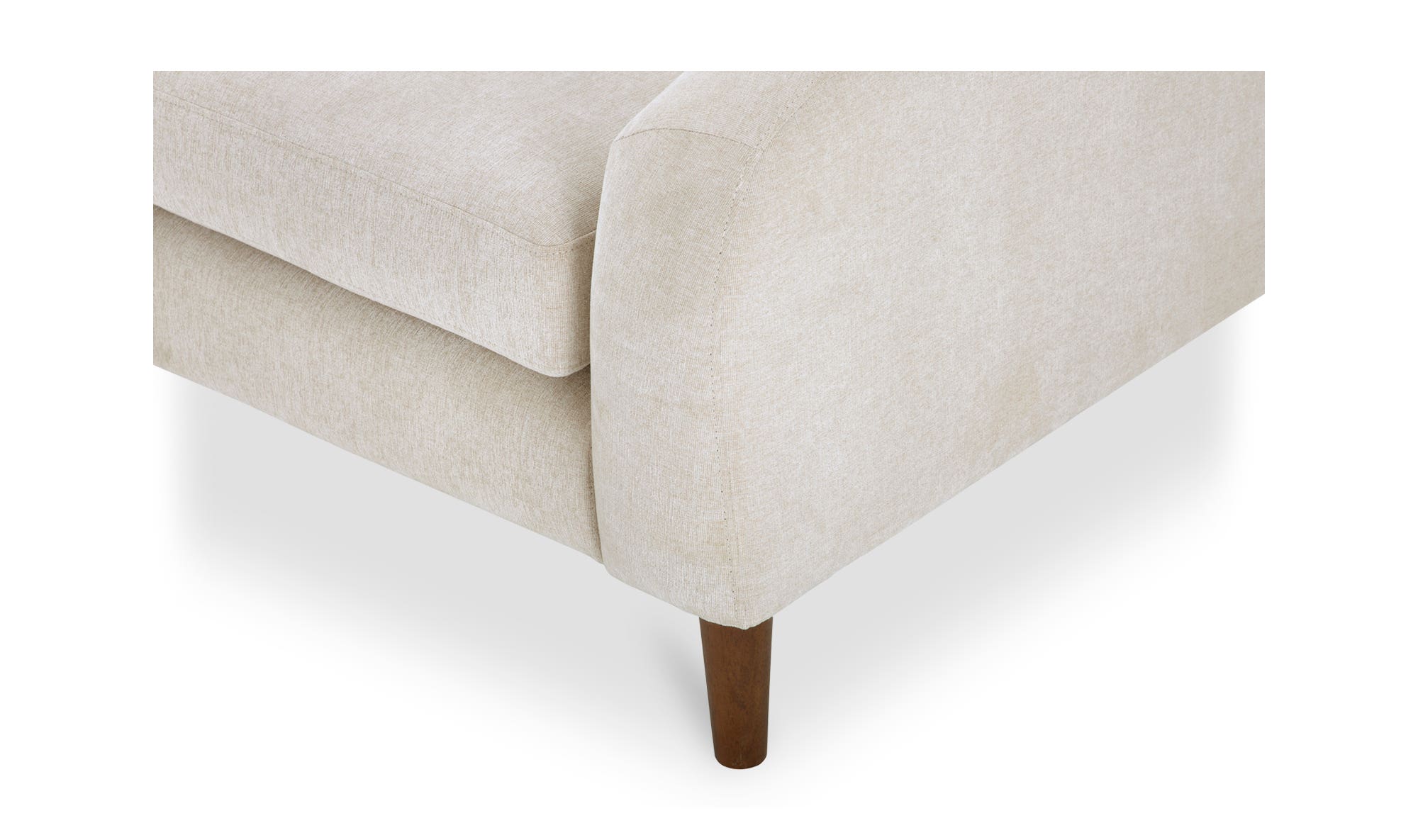 Moe's Quinn Contemporary Sofa - Oatmeal