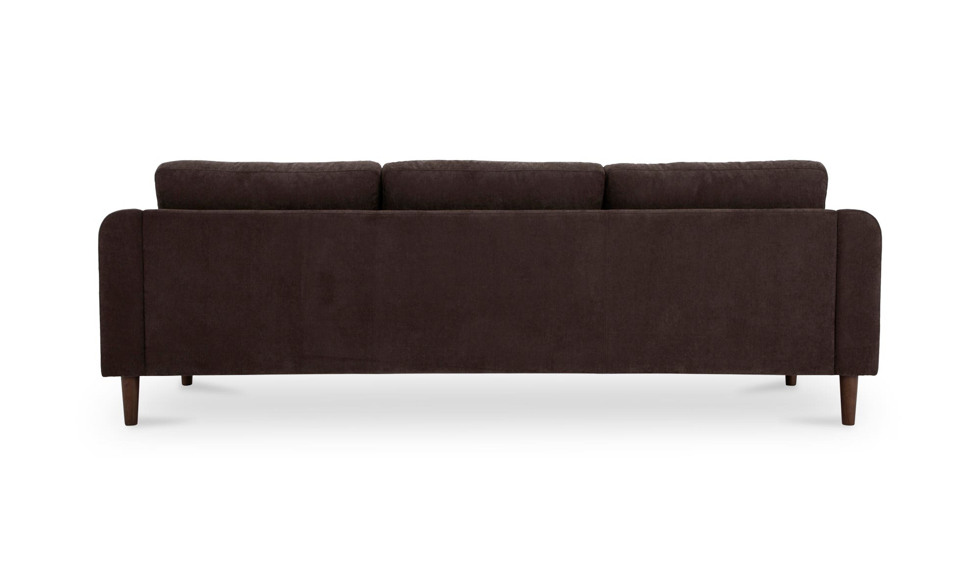 Moe's Quinn Modern Sectional - Dark Brown