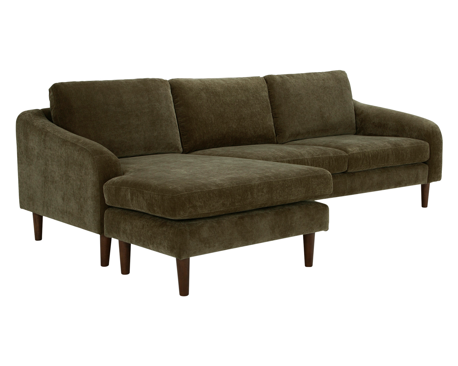 Moe's Quinn Modern Sectional - Cedar Green