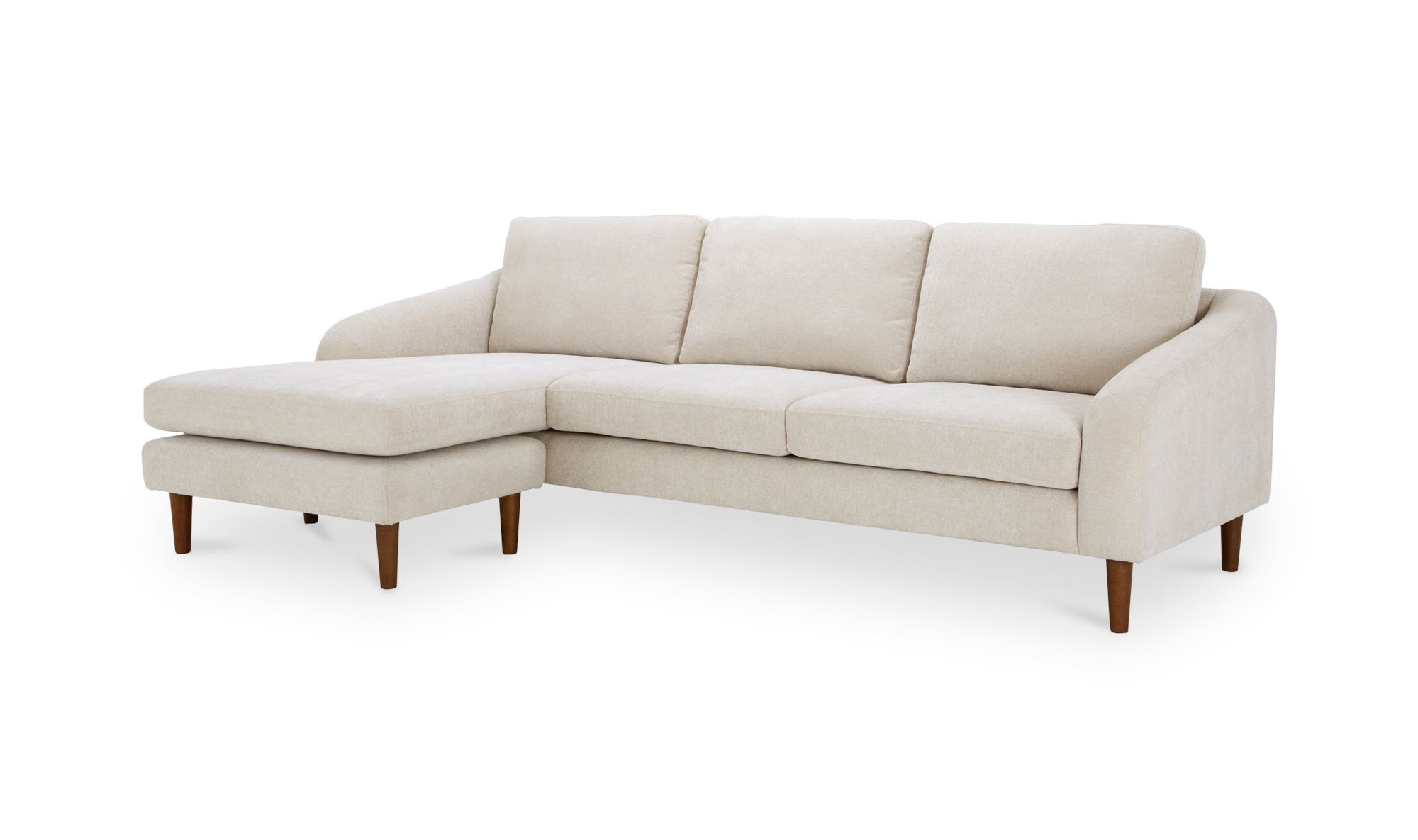 Moe's Quinn Modern Sectional - Oatmeal