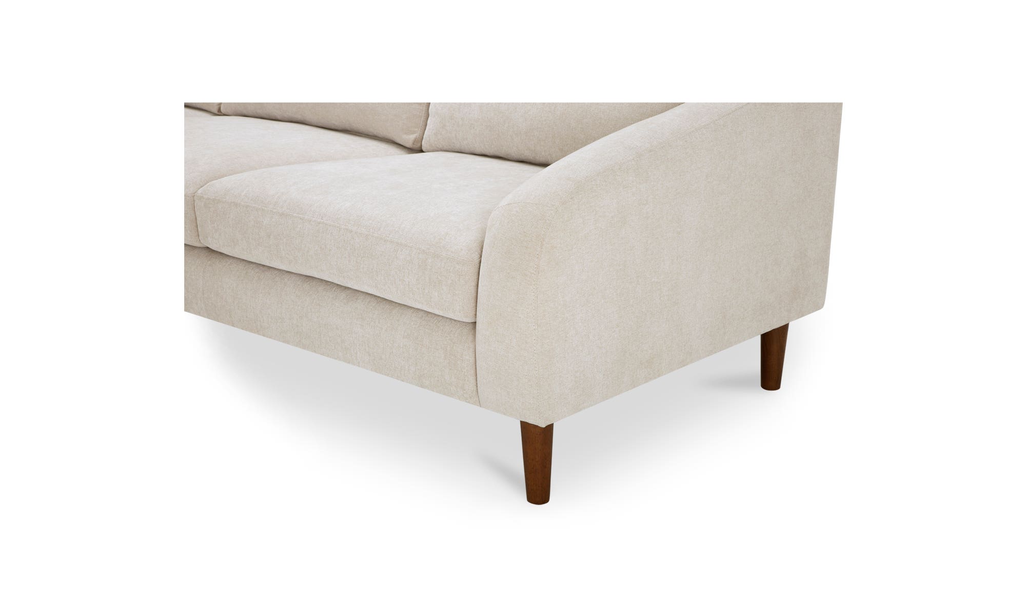 Moe's Quinn Modern Sectional - Oatmeal