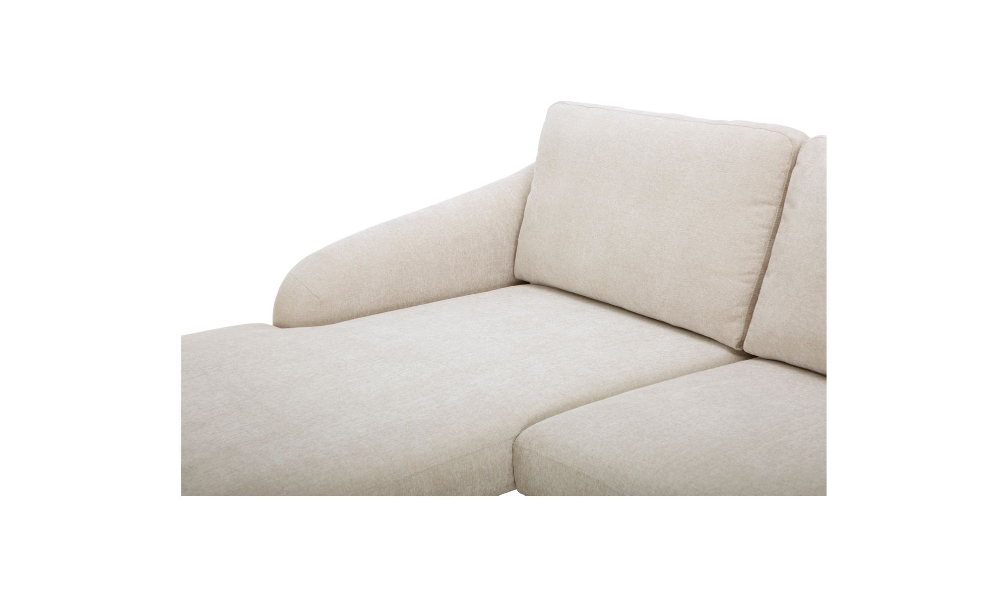 Moe's Quinn Modern Sectional - Oatmeal