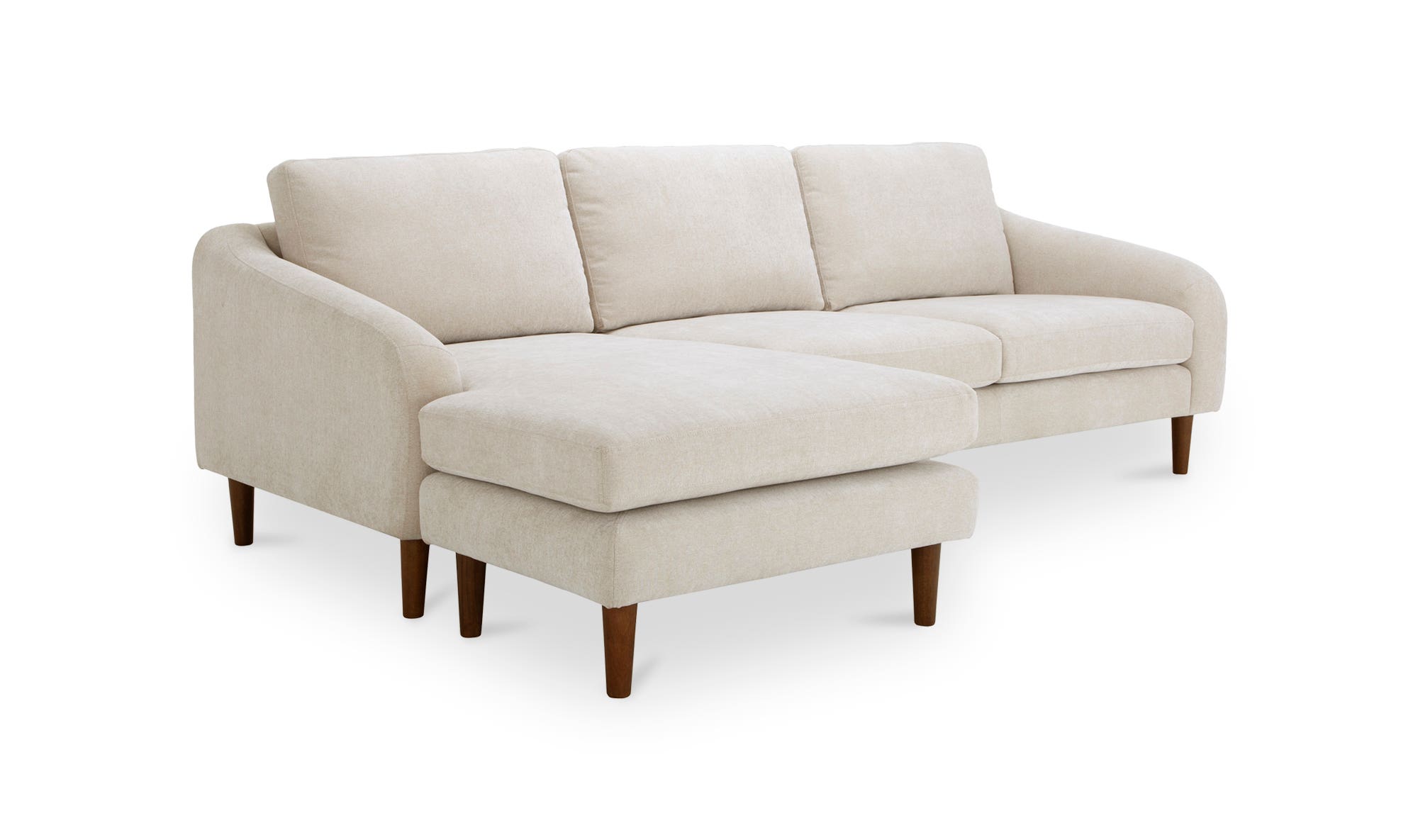 Moe's Quinn Modern Sectional - Oatmeal