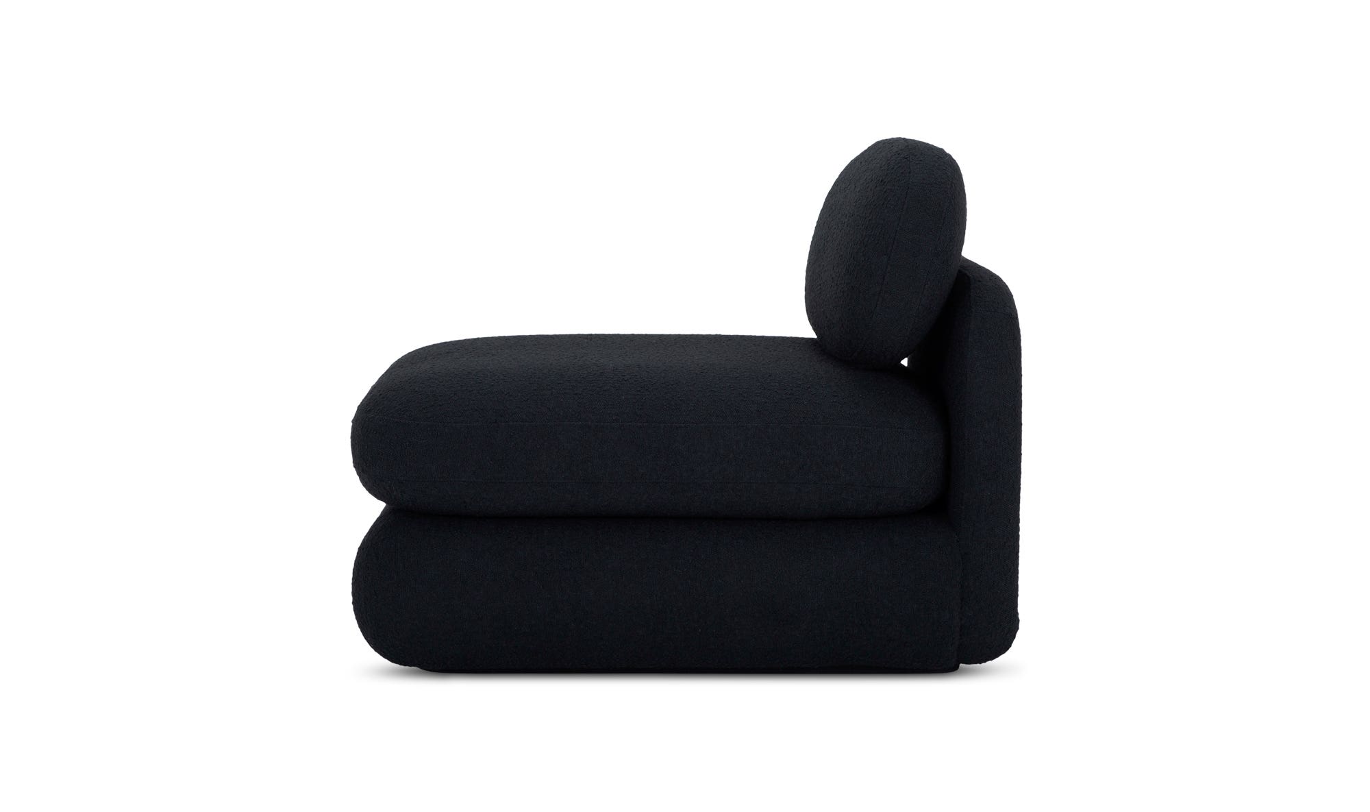 Moe's Scout Contemporary Lounge Chair - Black