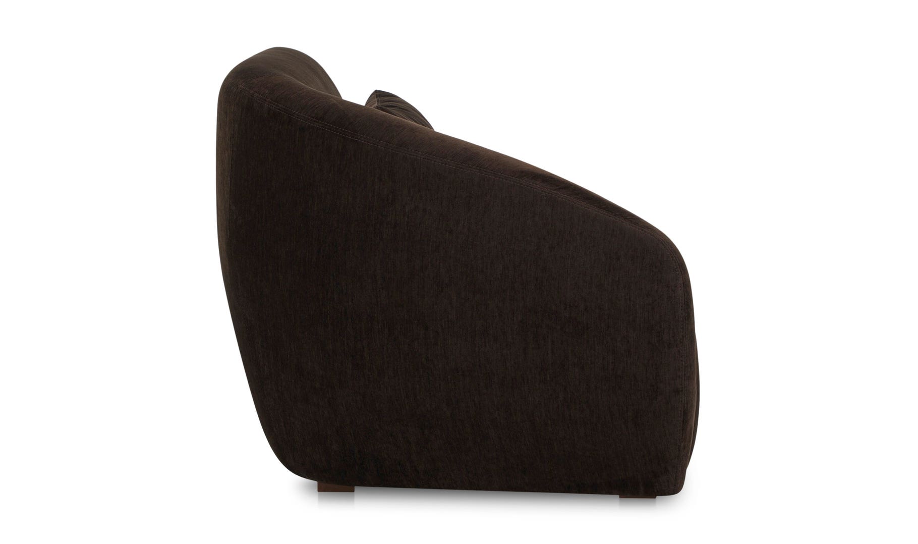 Moe's Amelia Contemporary Left Arm Chair - Espresso