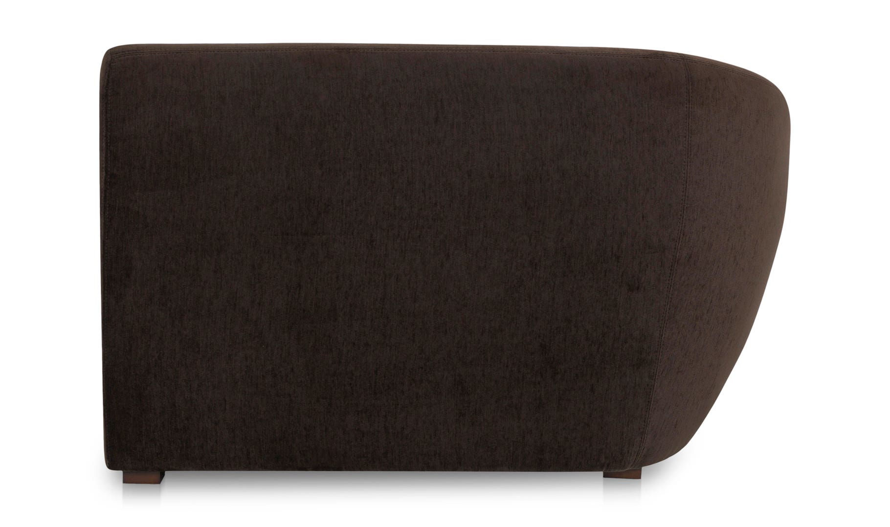 Moe's Amelia Contemporary Left Arm Chair - Espresso