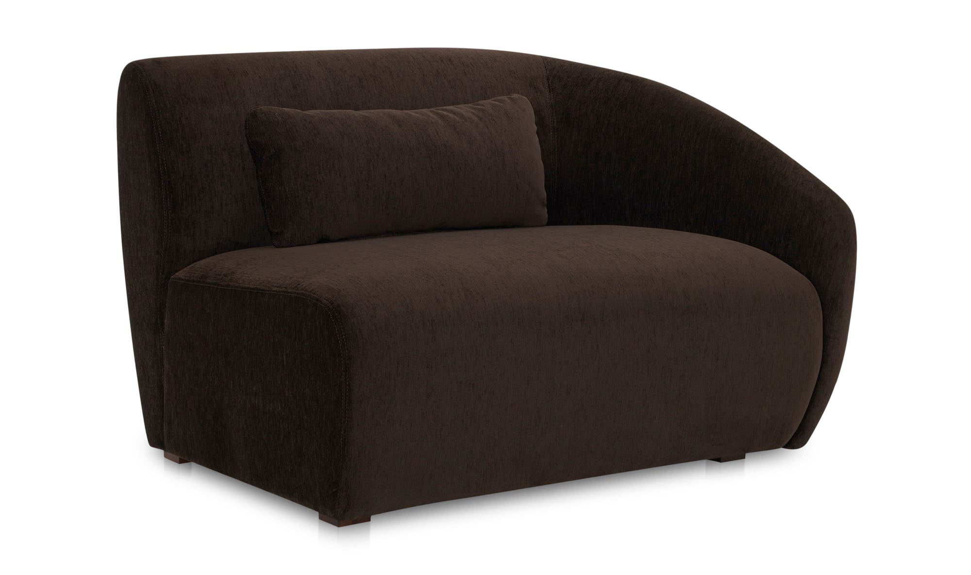 Moe's Amelia Contemporary Right Arm Chair - Espresso